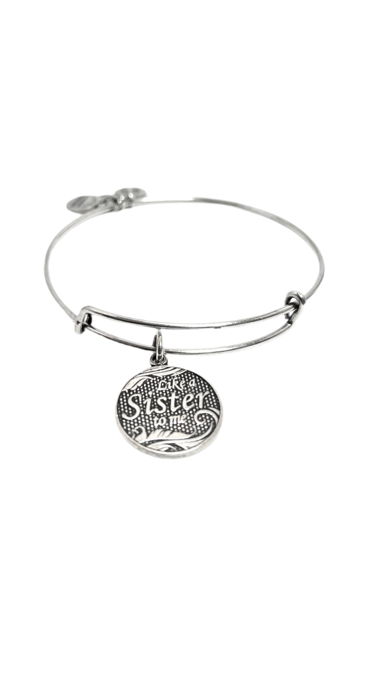 Alex and Ani - Like A Sister To Me Charm Bangle Bracelet Rafaelian Silver