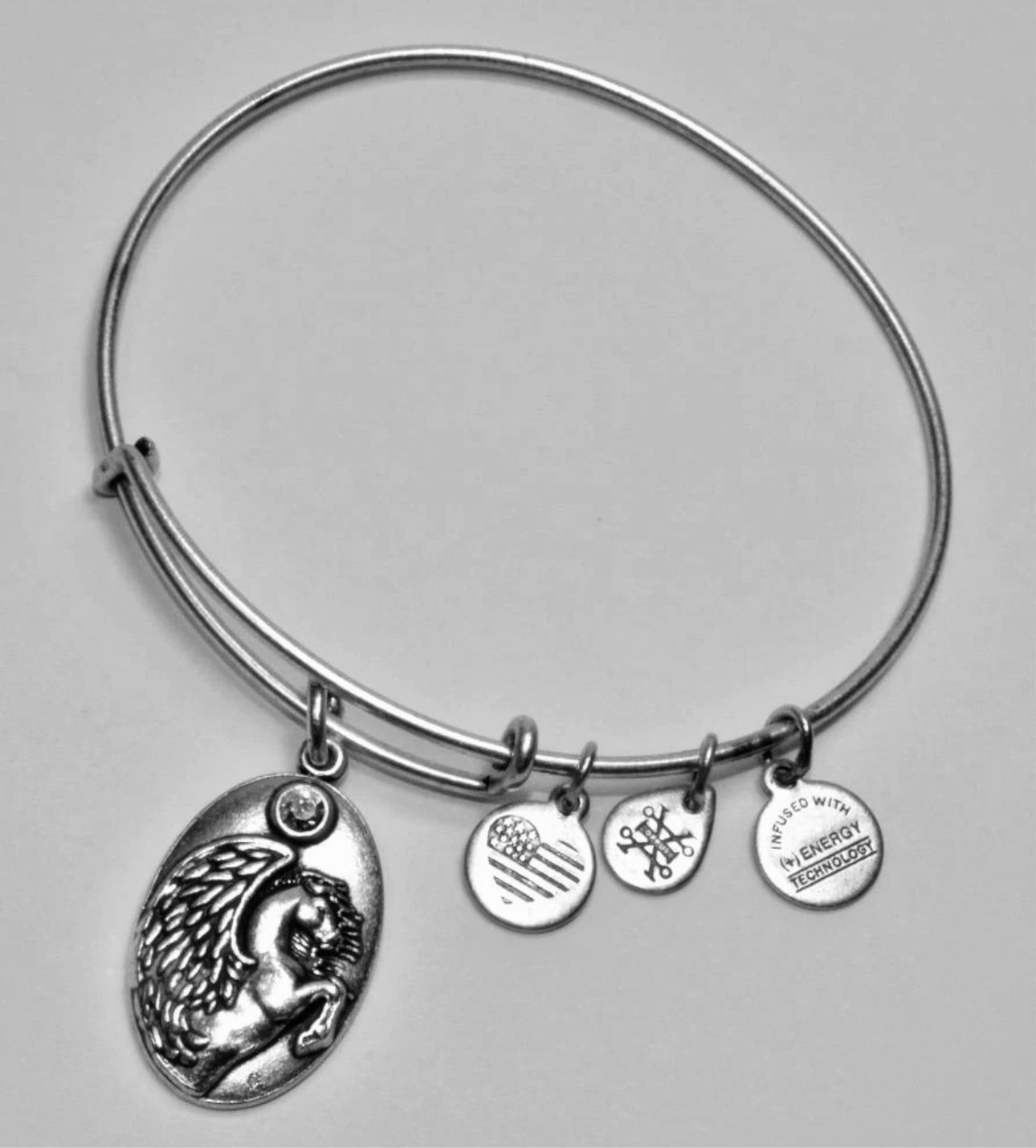 Alex and Ani - Pegasus Charm Bracelet Bangle