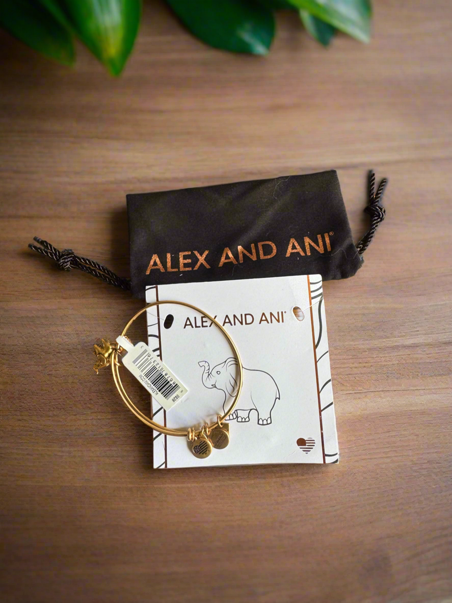 Alex and Ani - Charity by Design, Elephant II Charm Bangle Bracelet