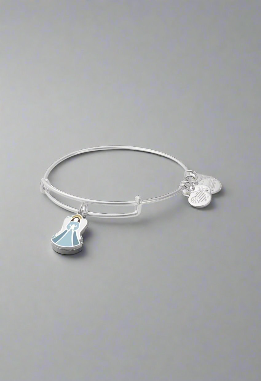Alex and Ani - Makes Miracles this Holiday Season Tree Topper Angel Charm Bangle Bracelet