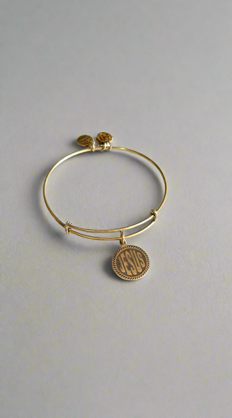 Alex and Ani - Jesus Charm Bangle Bracelet