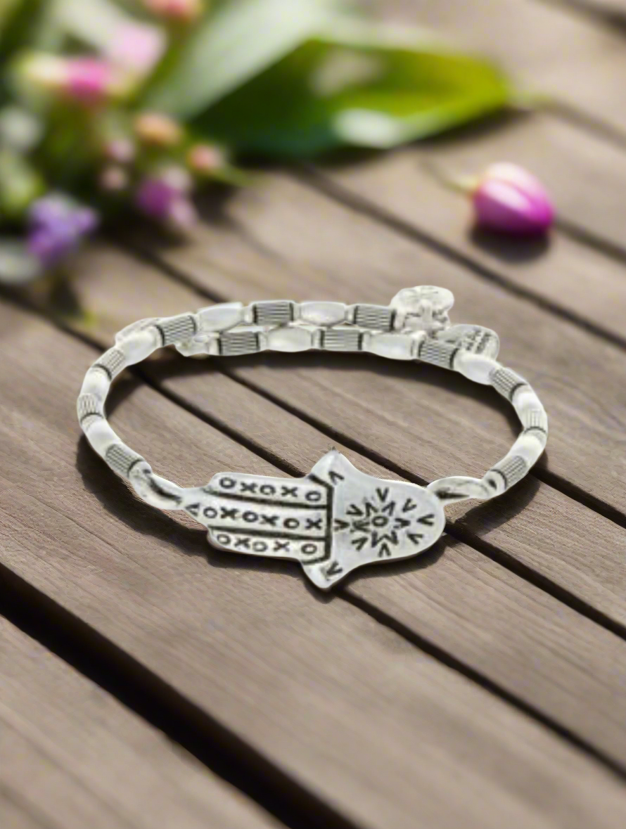 Alex and Ani - Hand Of Fatima Vintage 66 Wrap Bracelet