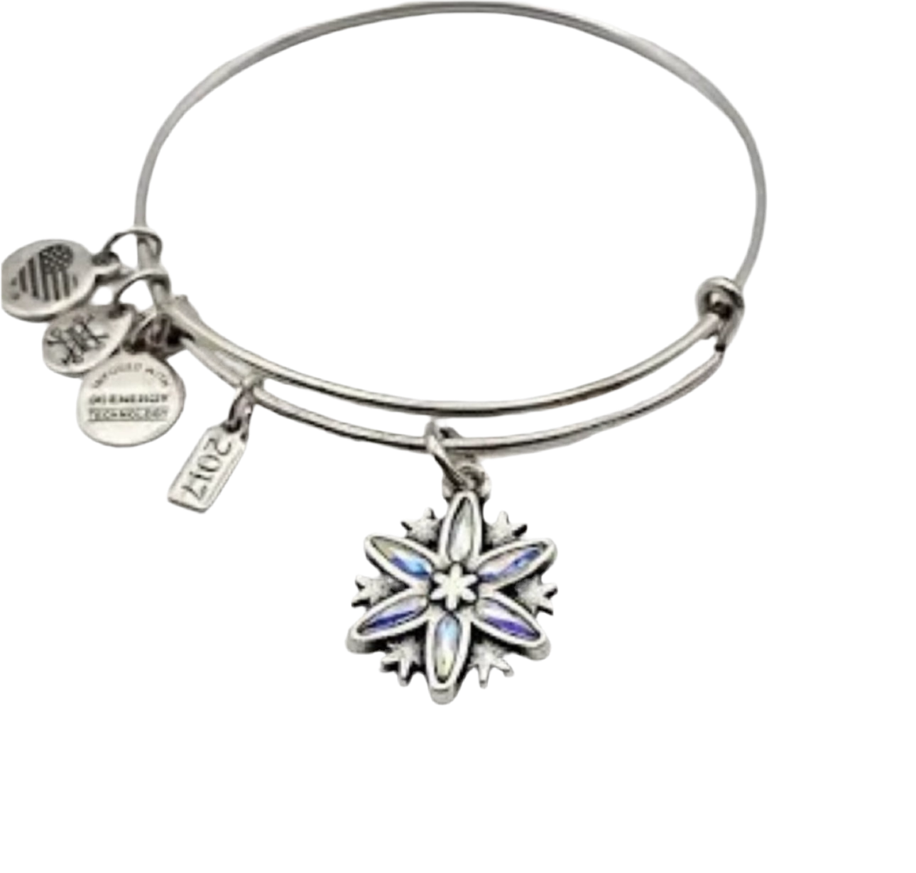Alex and Ani - Black Friday Limited Edition Snowflake Charm Bangle