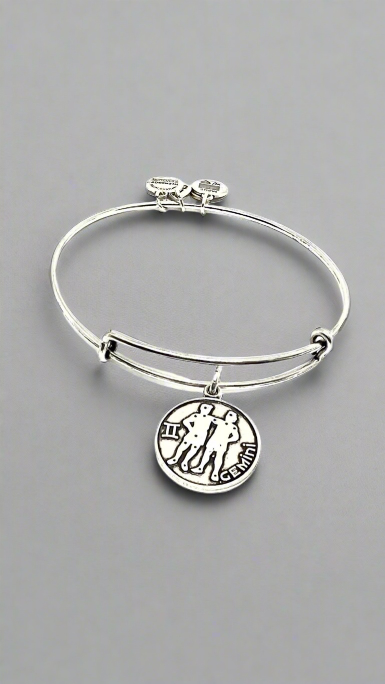 Alex and Ani - Gemini, May 21 - June 20, Zodiac Charm Bangle Bracelet
