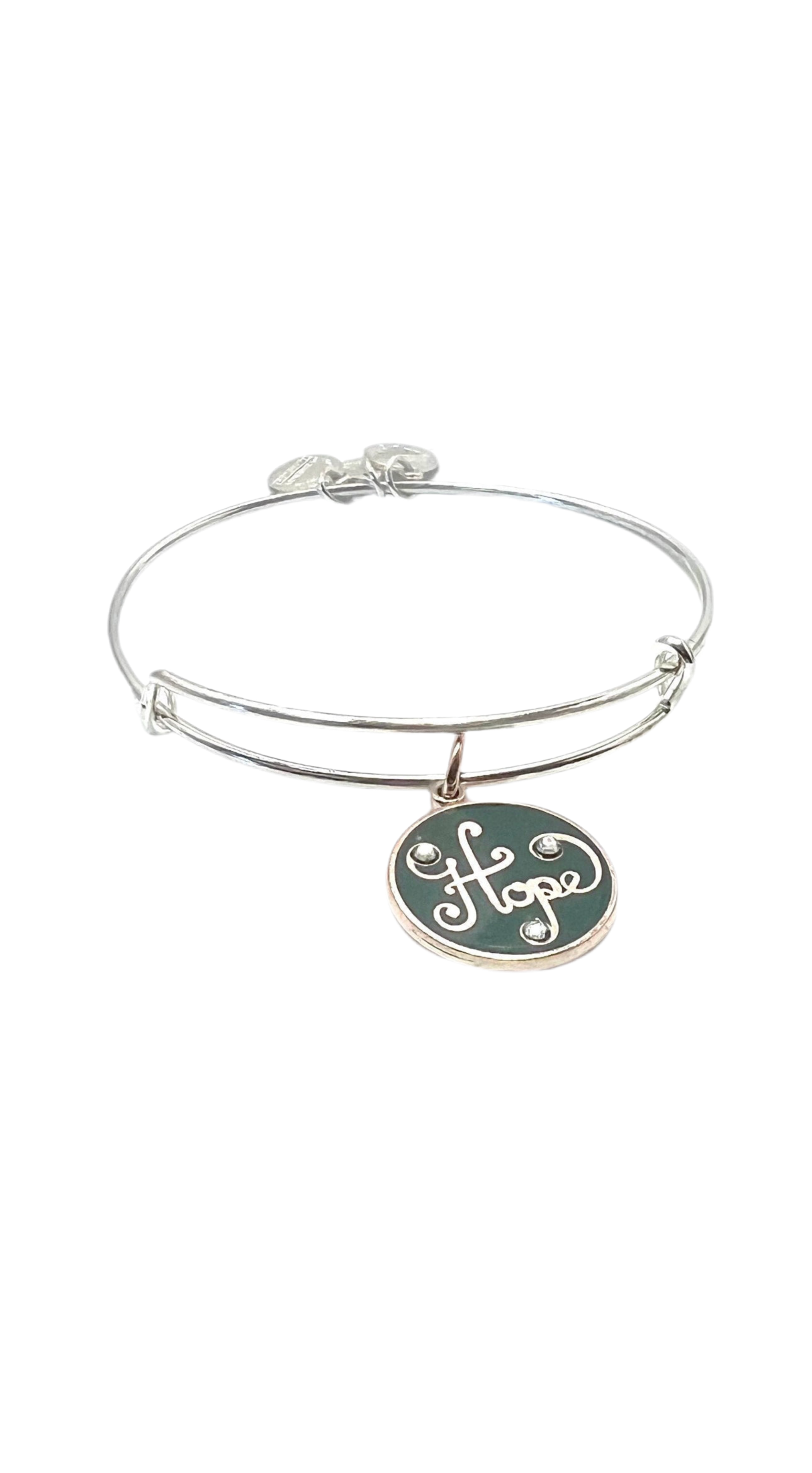 Alex and Ani - Hope w/Swarovski Crystals Charm Bangle Bracelet