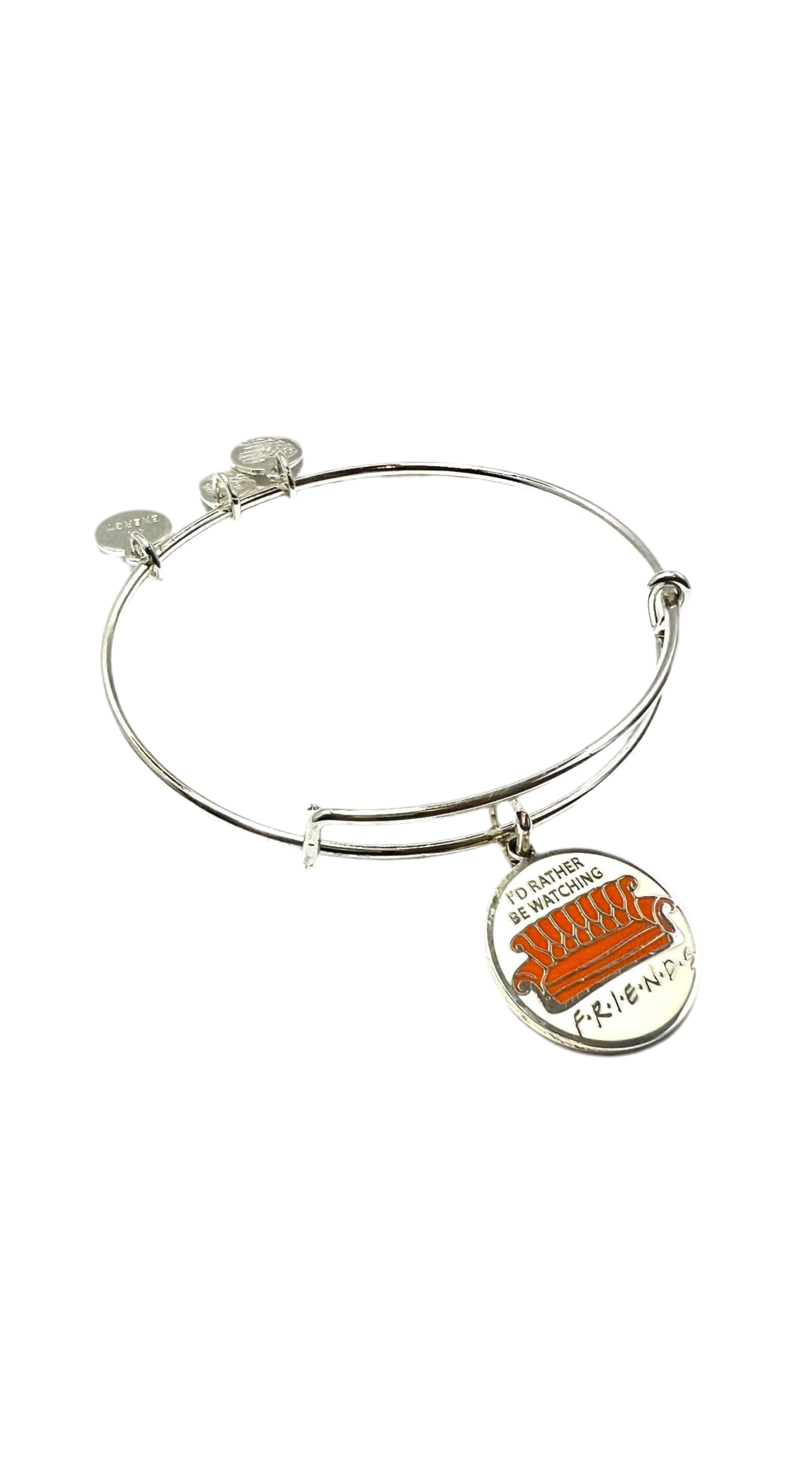 Alex and Ani - 'I'd Rather Be Watching FRIENDS' Couch Charm Bangle Bracelet