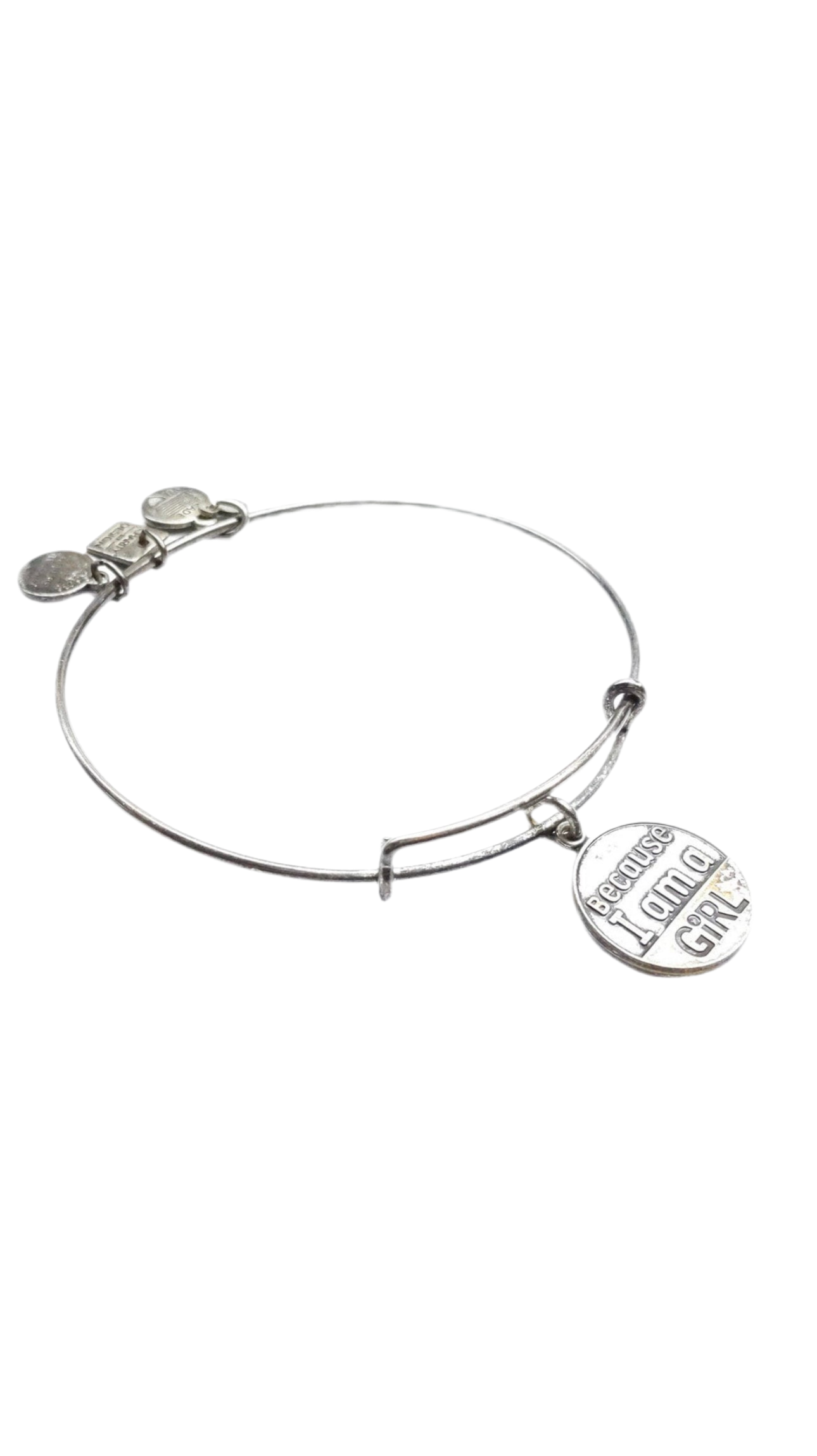 Alex and Ani - Because I Am A Girl Charm Bangle Bracelet