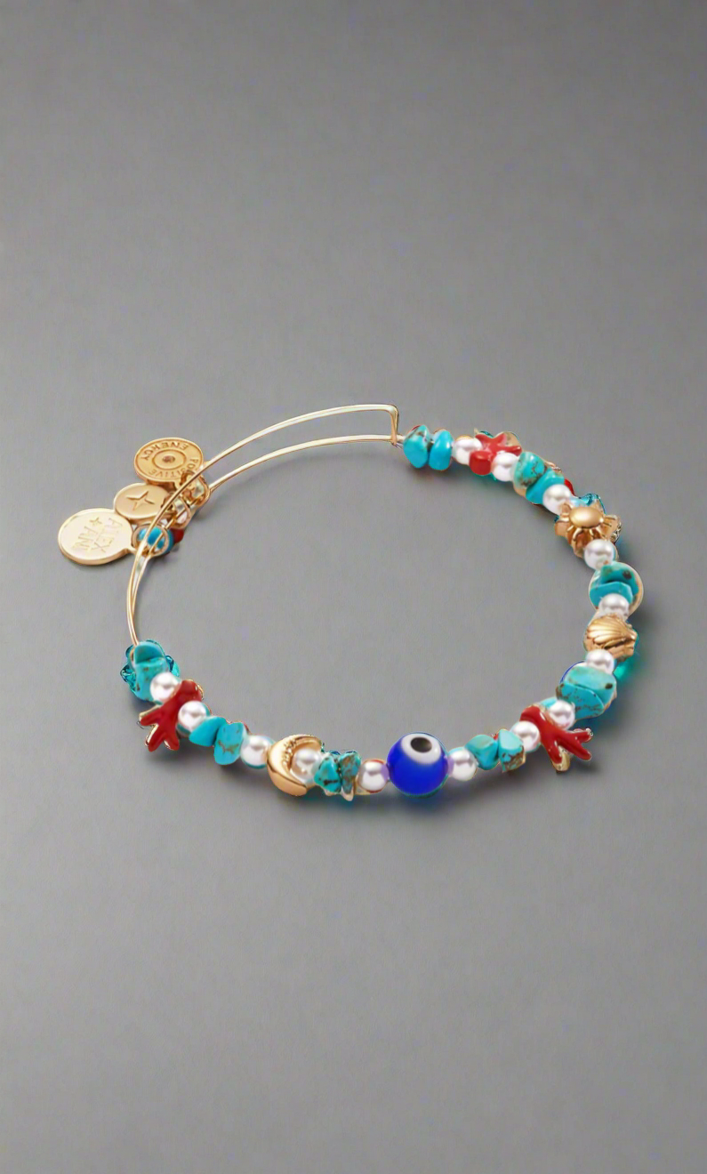 Alex and Ani - Moonlight Beach Beaded Bangle Bracelet