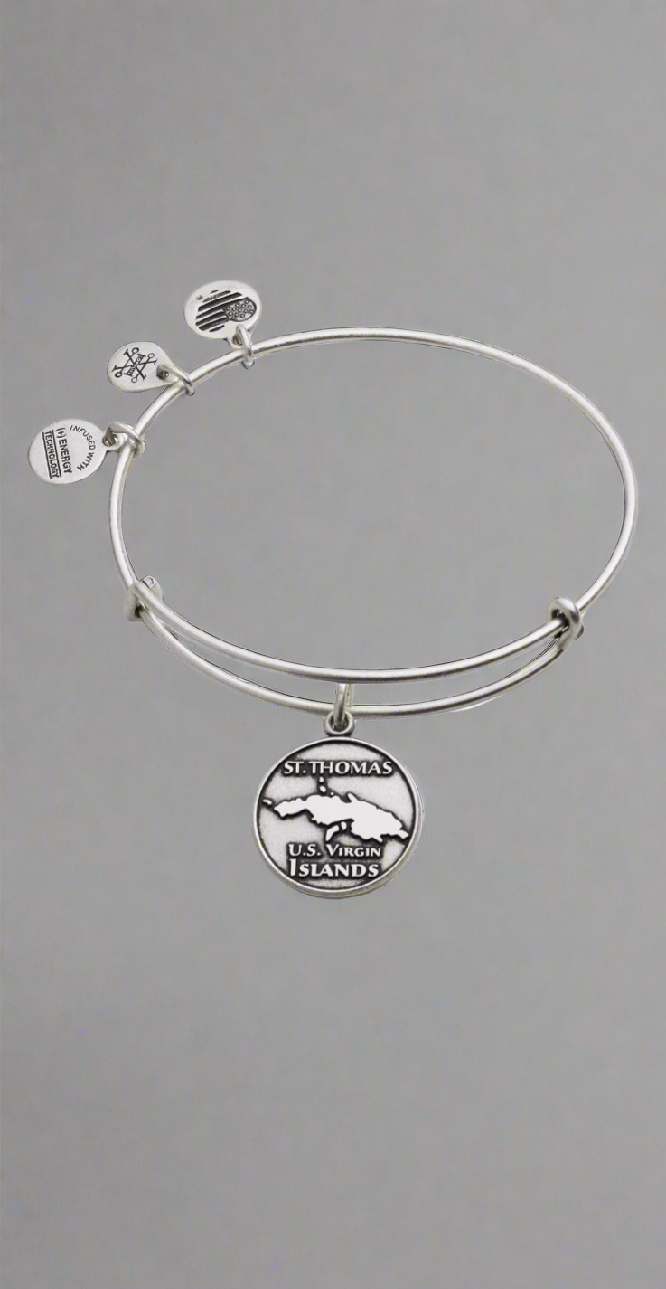 Alex and Ani - St. Thomas Charm Destination Bangle Bracelet