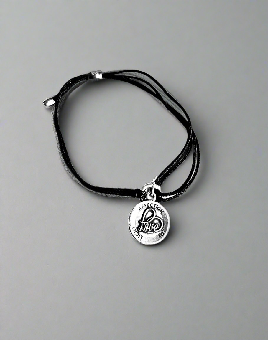 Alex and Ani - Love Charm Kindred Pull Cord Bracelet