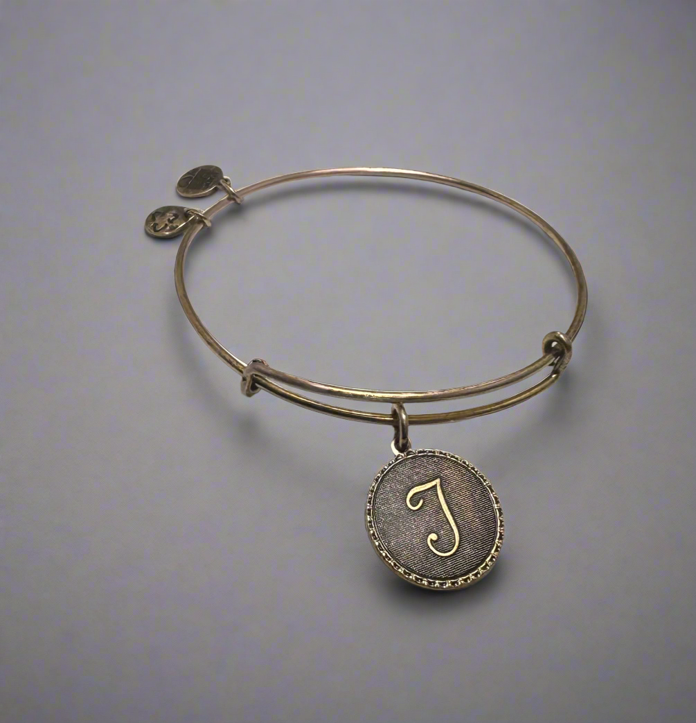 Alex and Ani - “T” Initial Bangle Bracelet