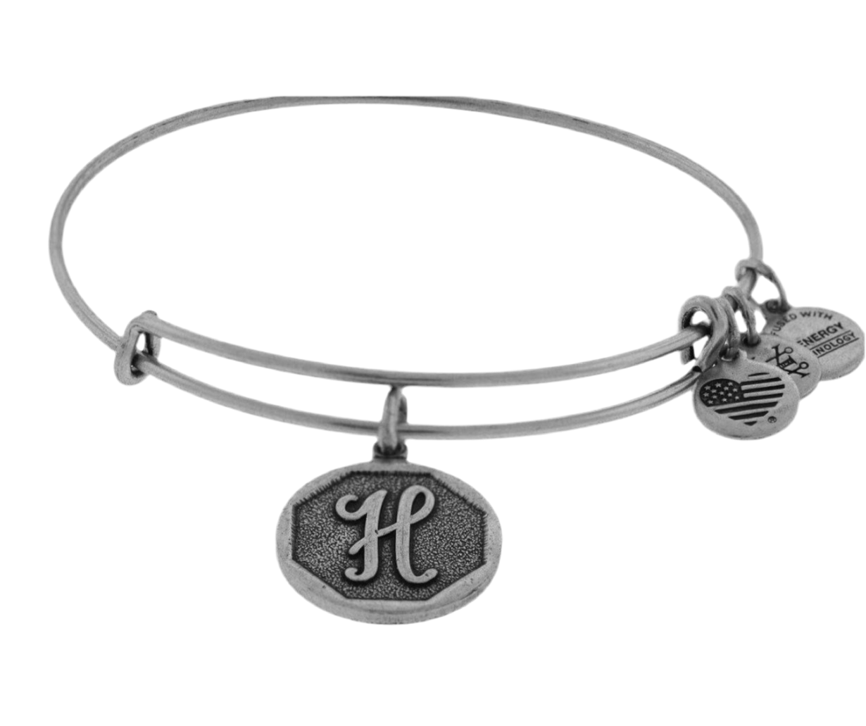 Alex and Ani - “H” Initial Charm Bangle Bracelet