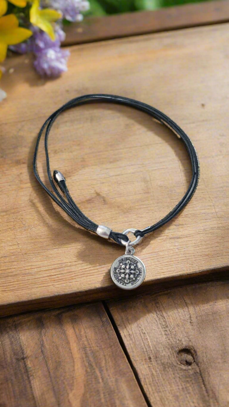 Alex and Ani - Compass Charm Kindred Pull Cord Bracelet