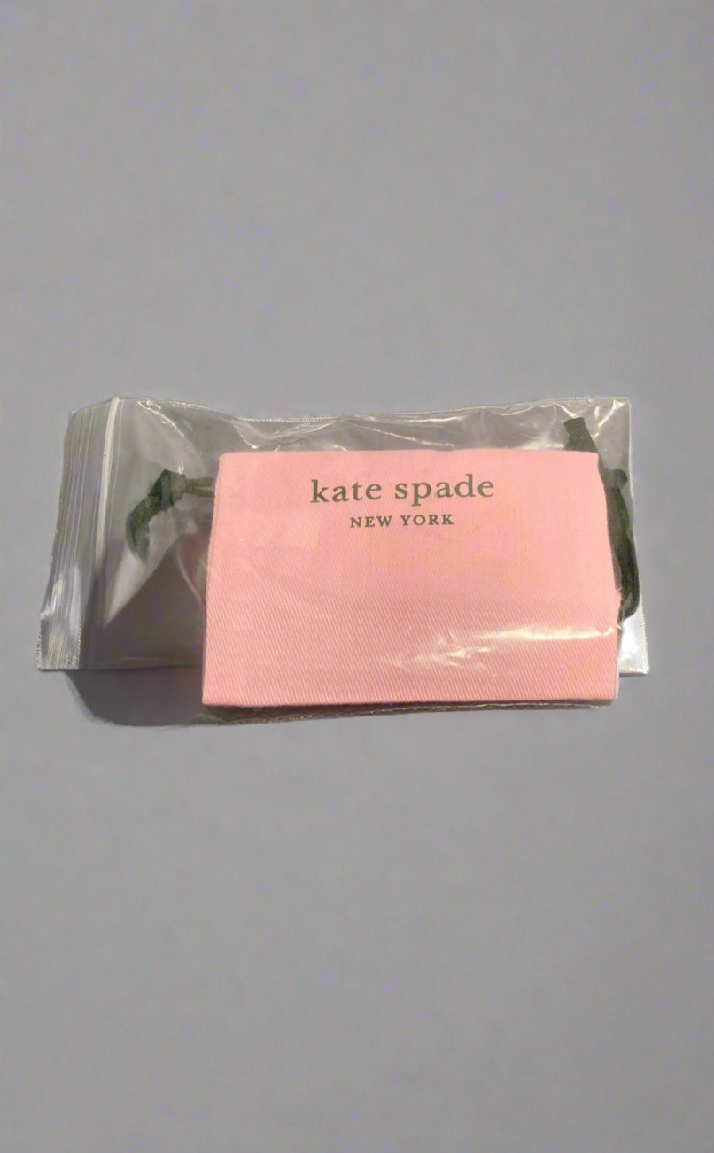 Kate Spade New York Gumdrop Gold Square Stud Earrings - Clear