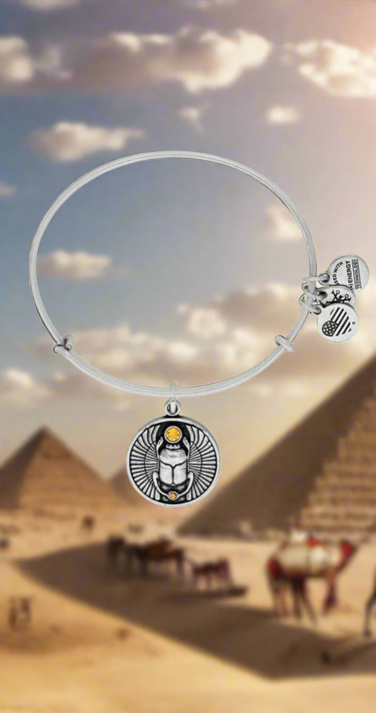 Alex and Ani - Scarab Bracelet Charm Bangle