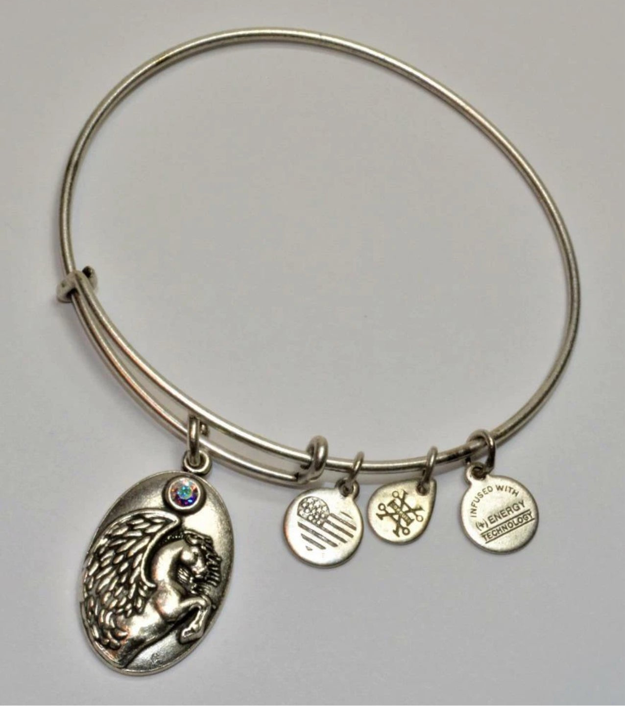 Alex and Ani - Pegasus Charm Bracelet Bangle