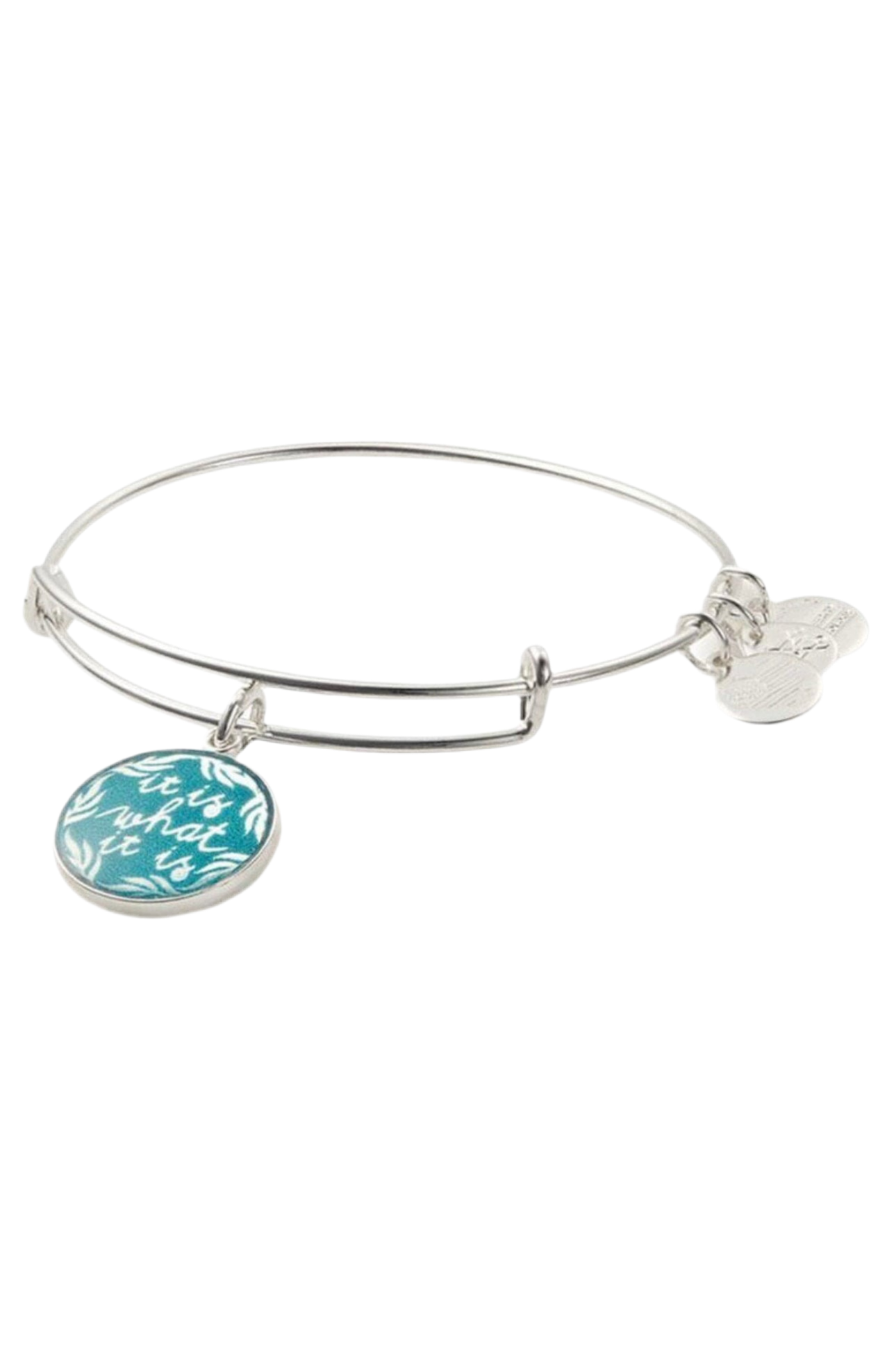 Alex and Ani - “It Is What It Is” Charm Bangle Shiny Silver