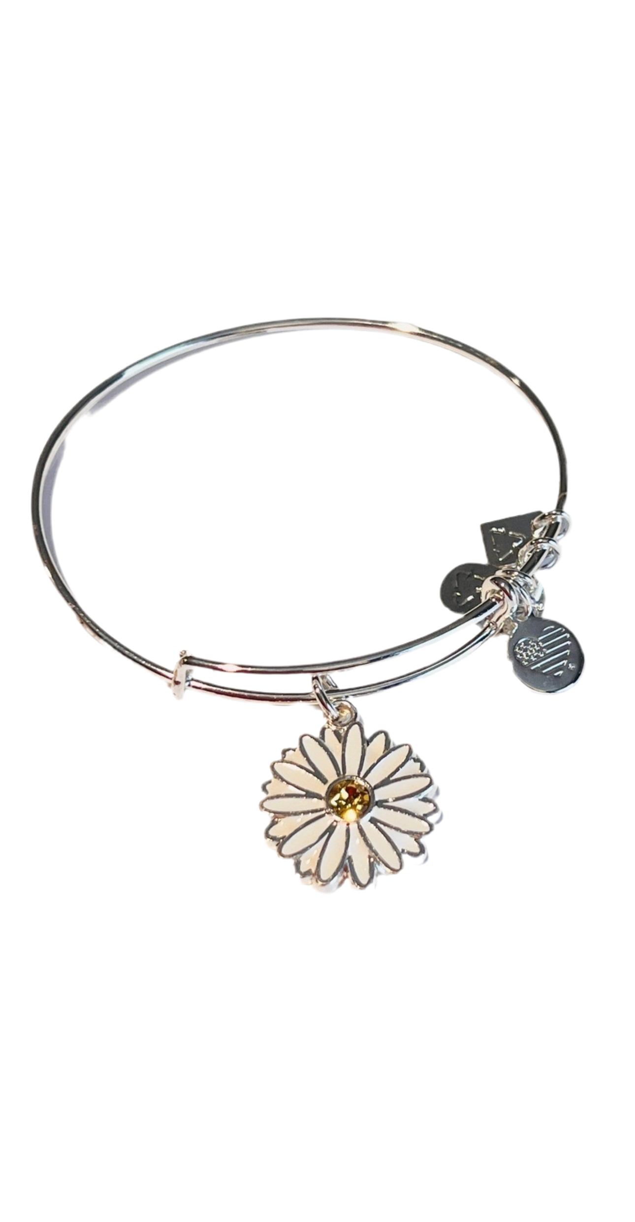 Alex and Ani - Daisy Charm Bangle Bracelet