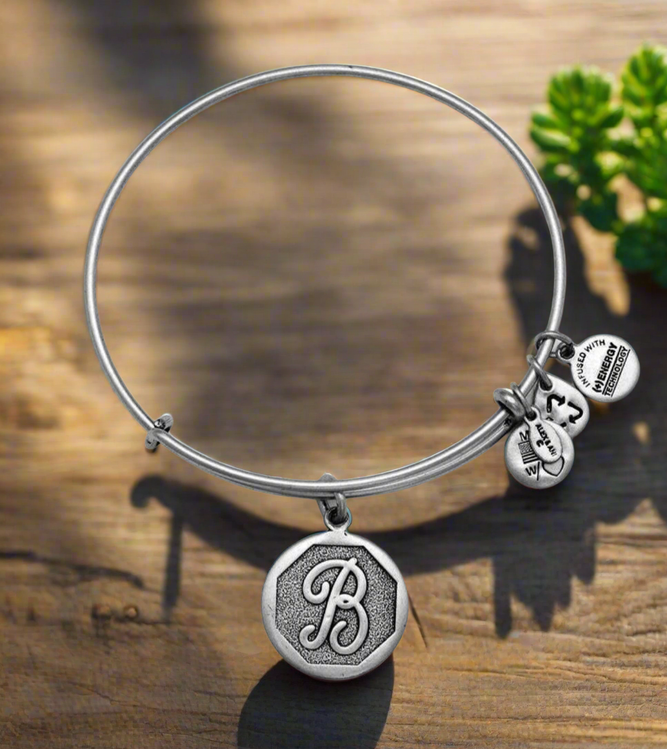 Alex and Ani - “B” Initial Bangle Bracelet