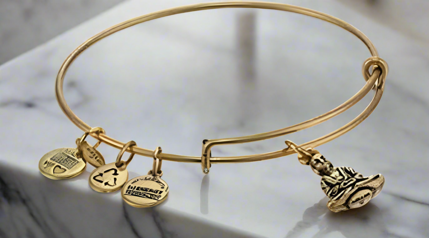 Alex and Ani - Buddha Charm Bangle Bracelet