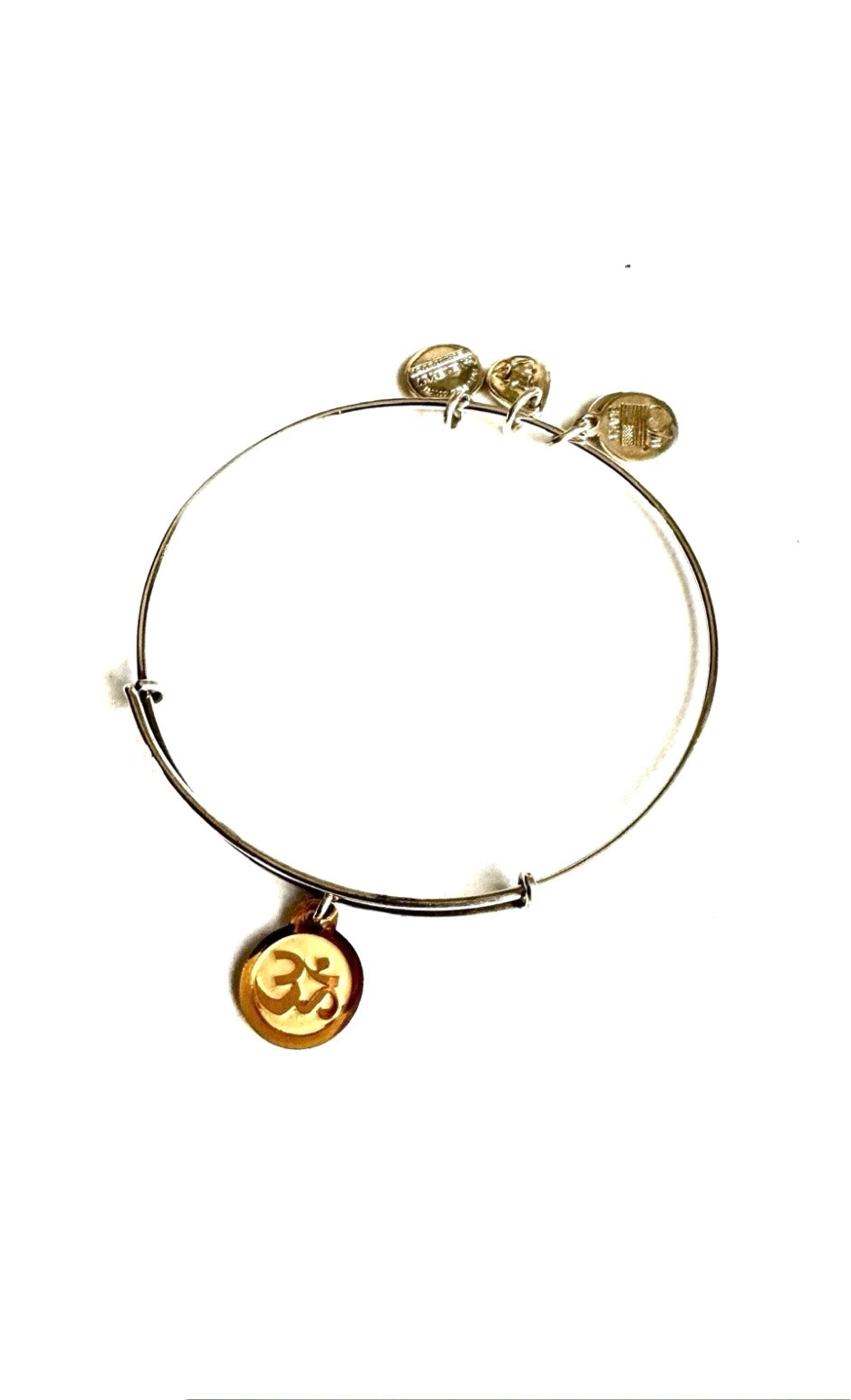Alex and Ani - Precious Metals Ohm Charm Bangle Bracelet