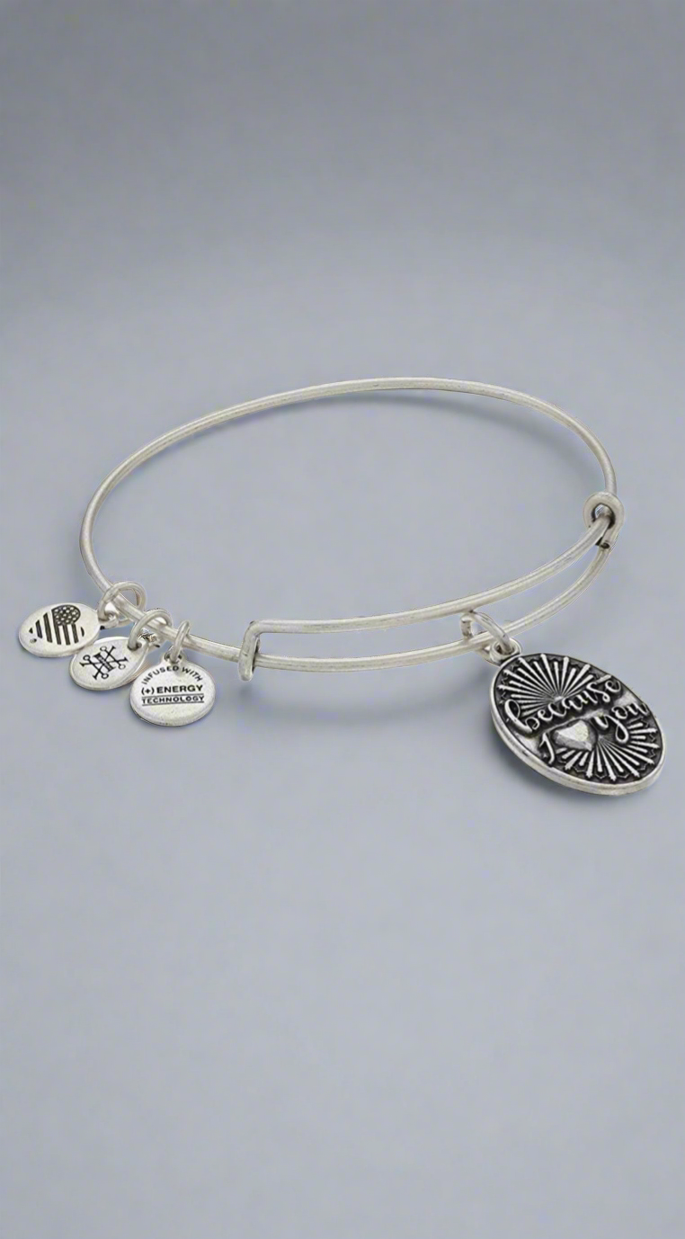 Alex and Ani - Because I Love You Charm Bangle Bracelet