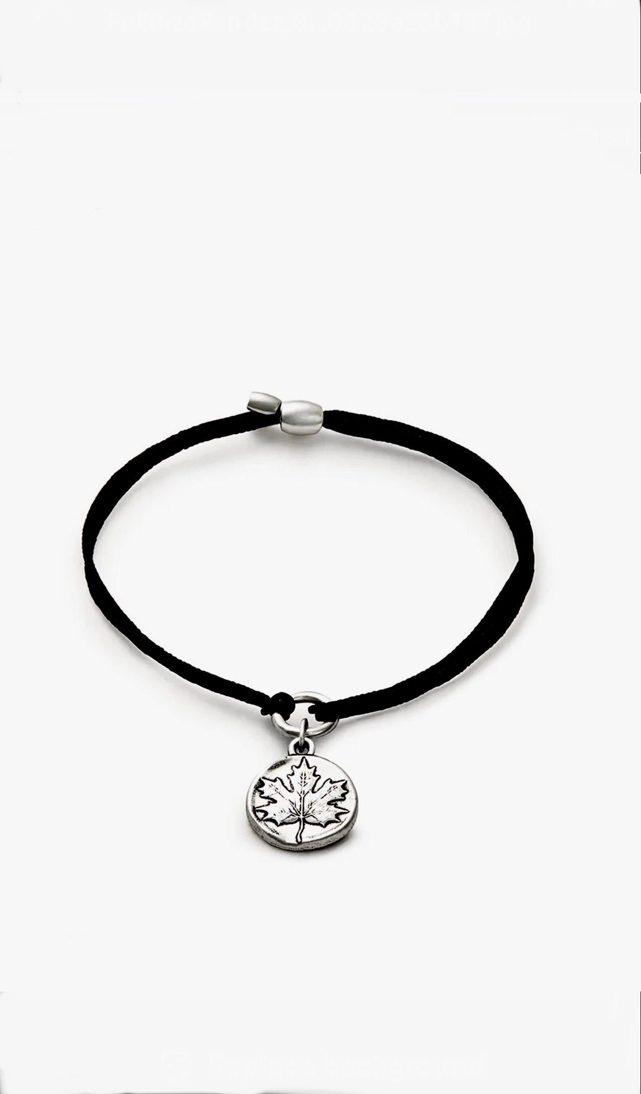 Alex and Ani - Maple Leaf Charm Kindred Pull Cord Bracelet
