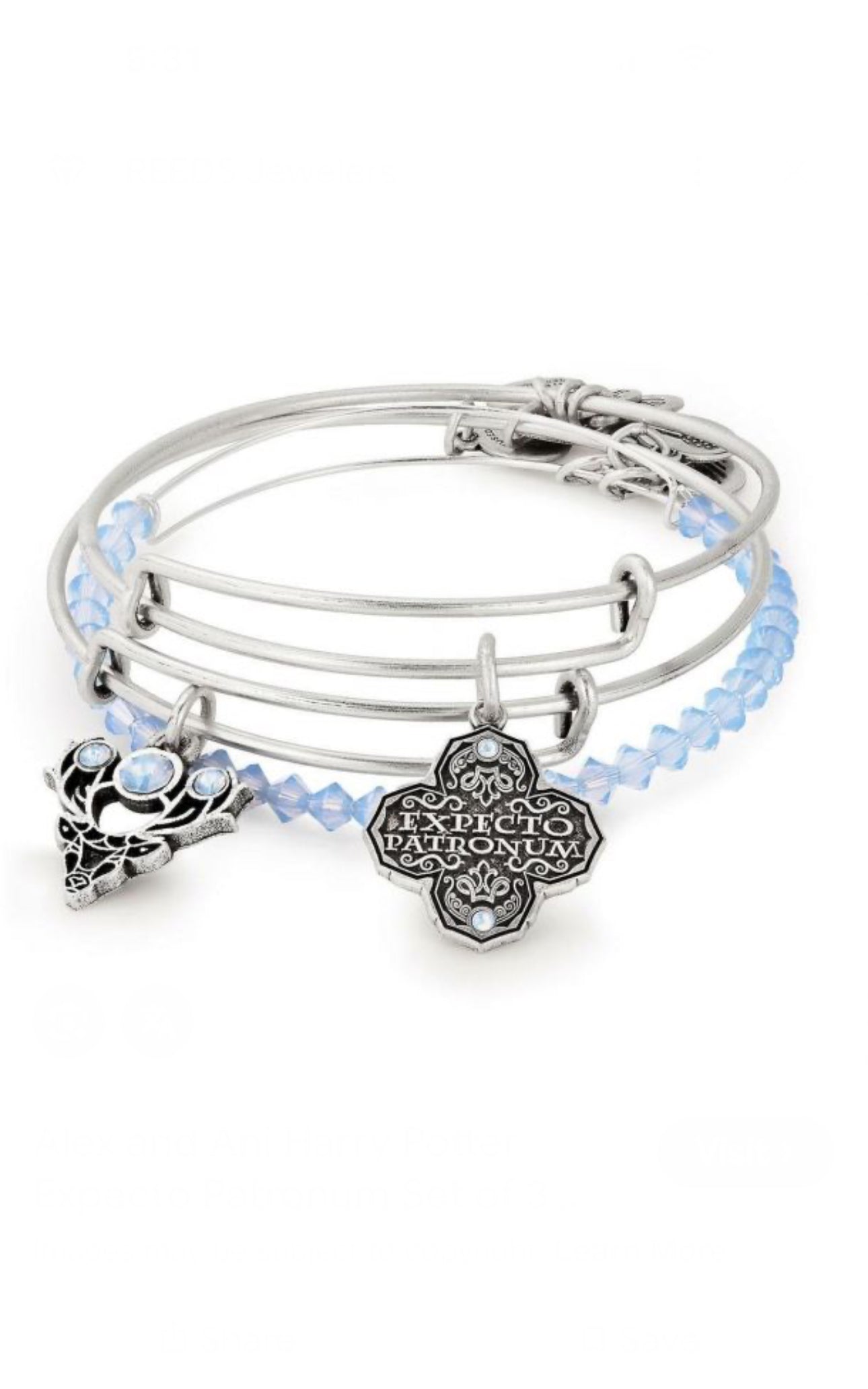Alex and Ani - Expecto Petronum Set of 3, Harry Potter’s Charm Bangle Bracelets