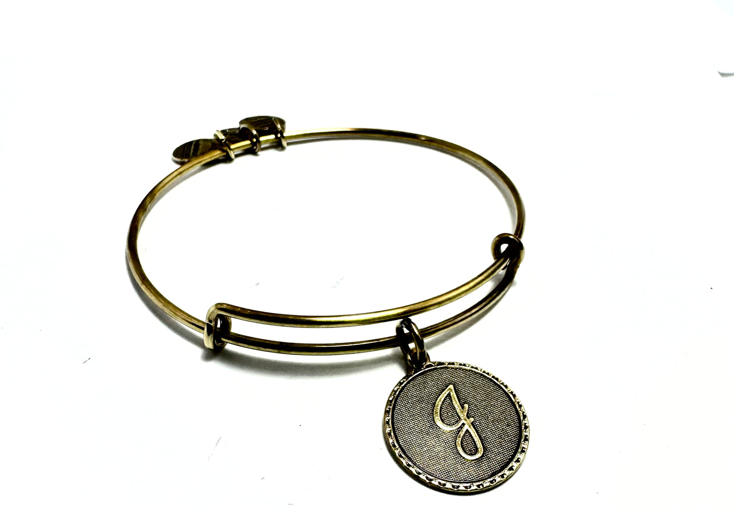 Alex and Ani - “J” Initial Bracelet Charm Bangle