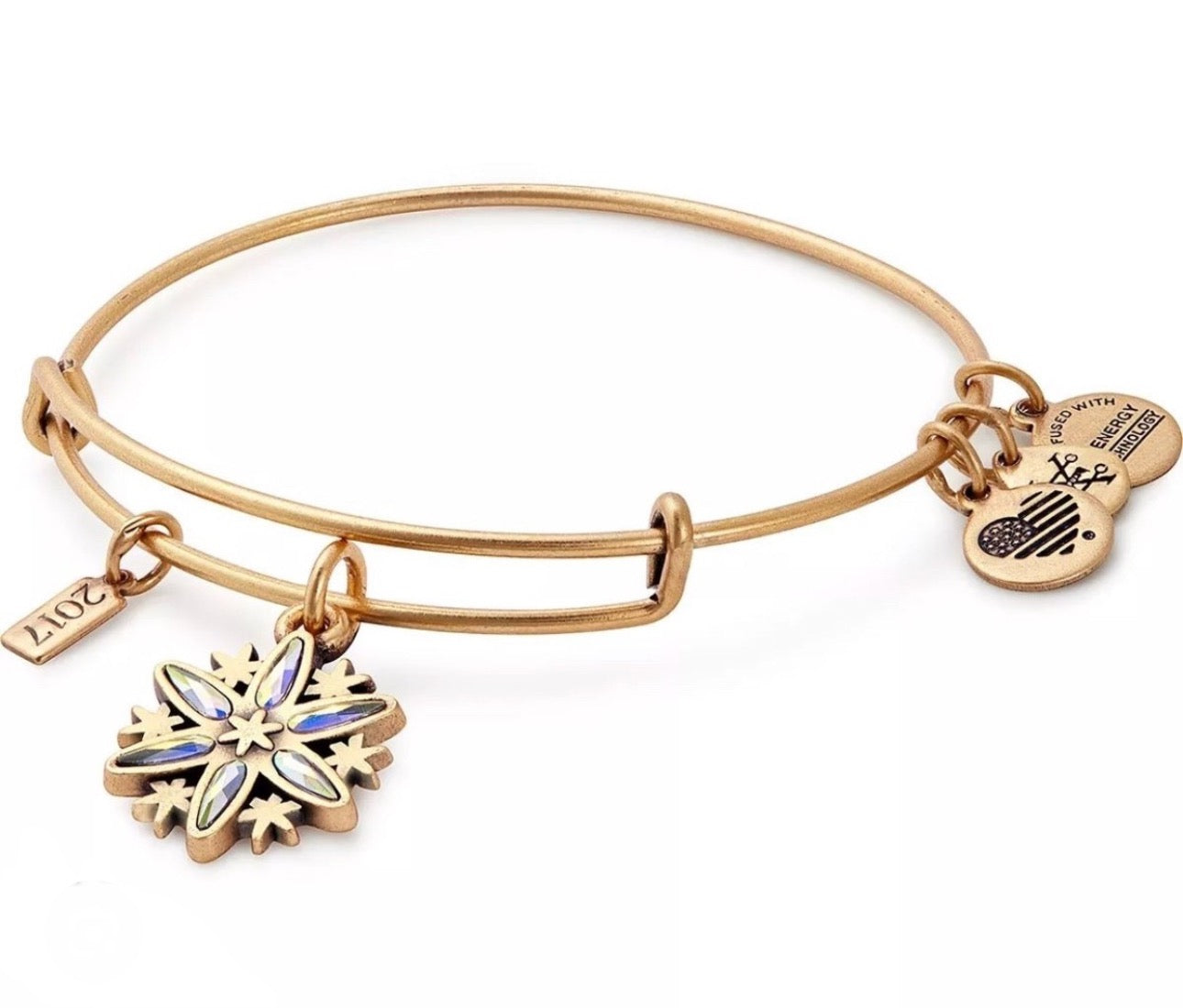 Alex and Ani - Black Friday Limited Edition Snowflake Charm Bangle