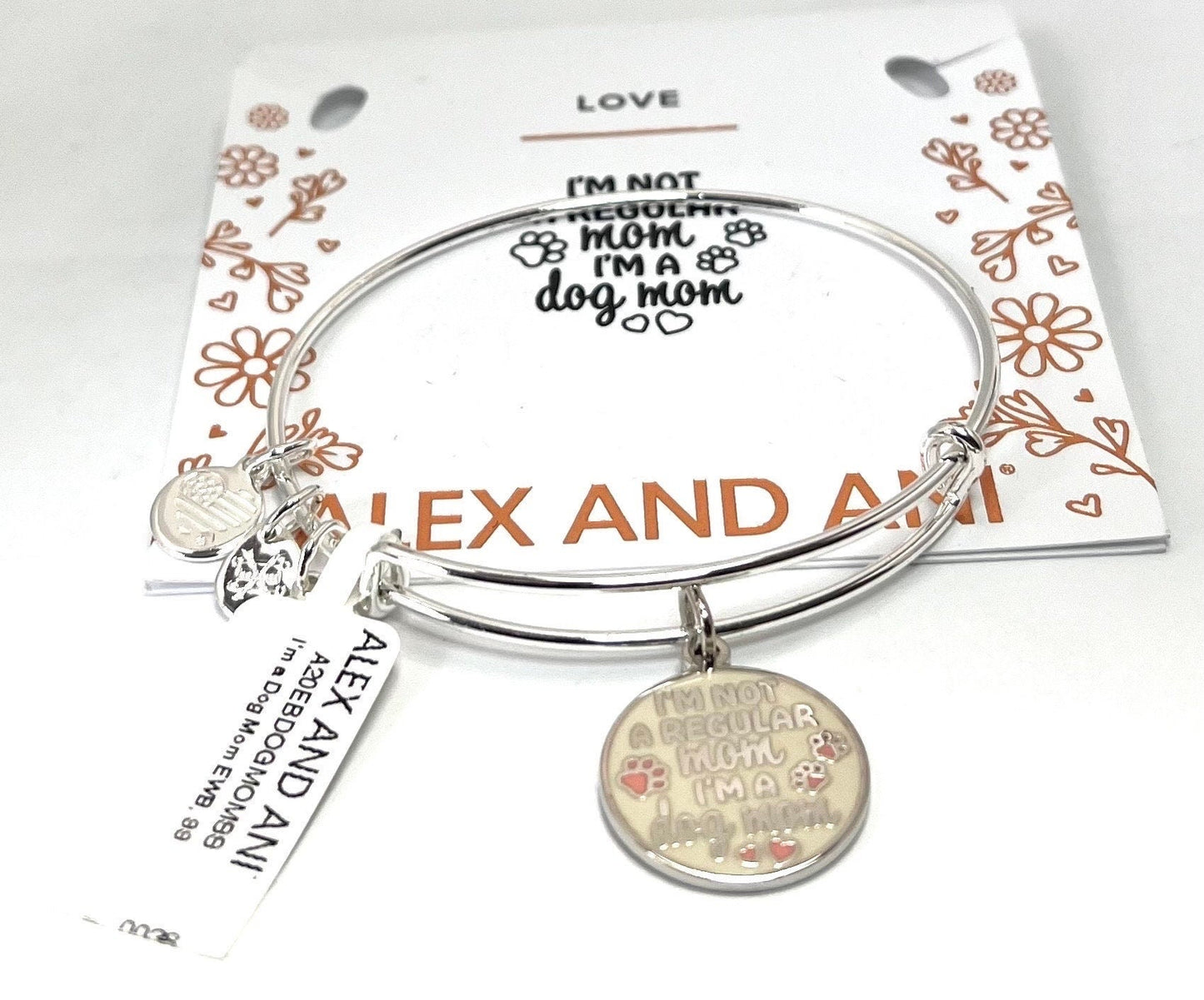 Alex and Ani - 'I’m A Dog Mom' Charm Bangle Bracelet