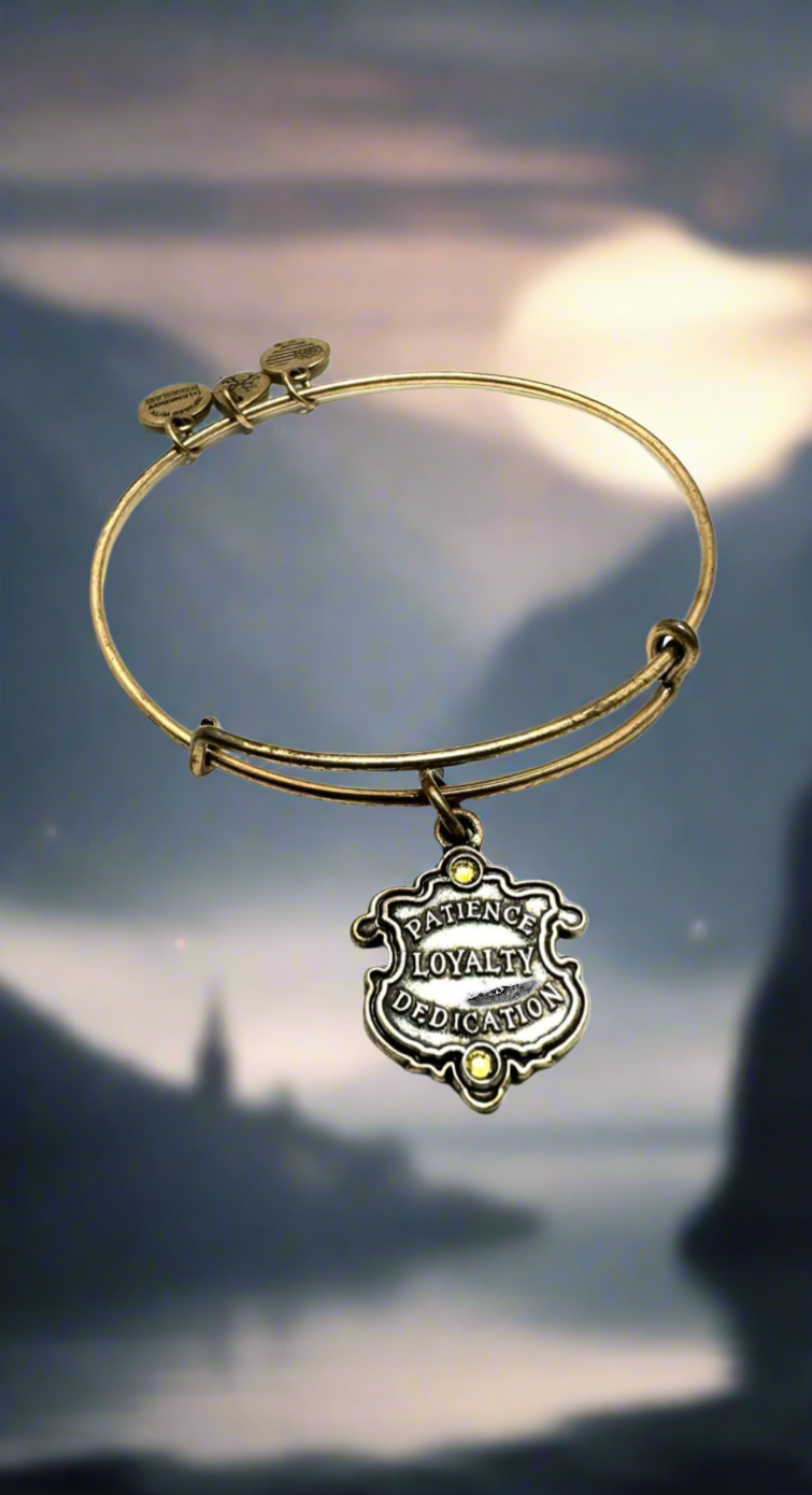 Alex and Ani Harry Potter Hufflepuff Bangle Bracelet