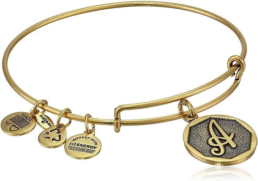 Alex and Ani - “A” Initial Bracelet Charm Bangle