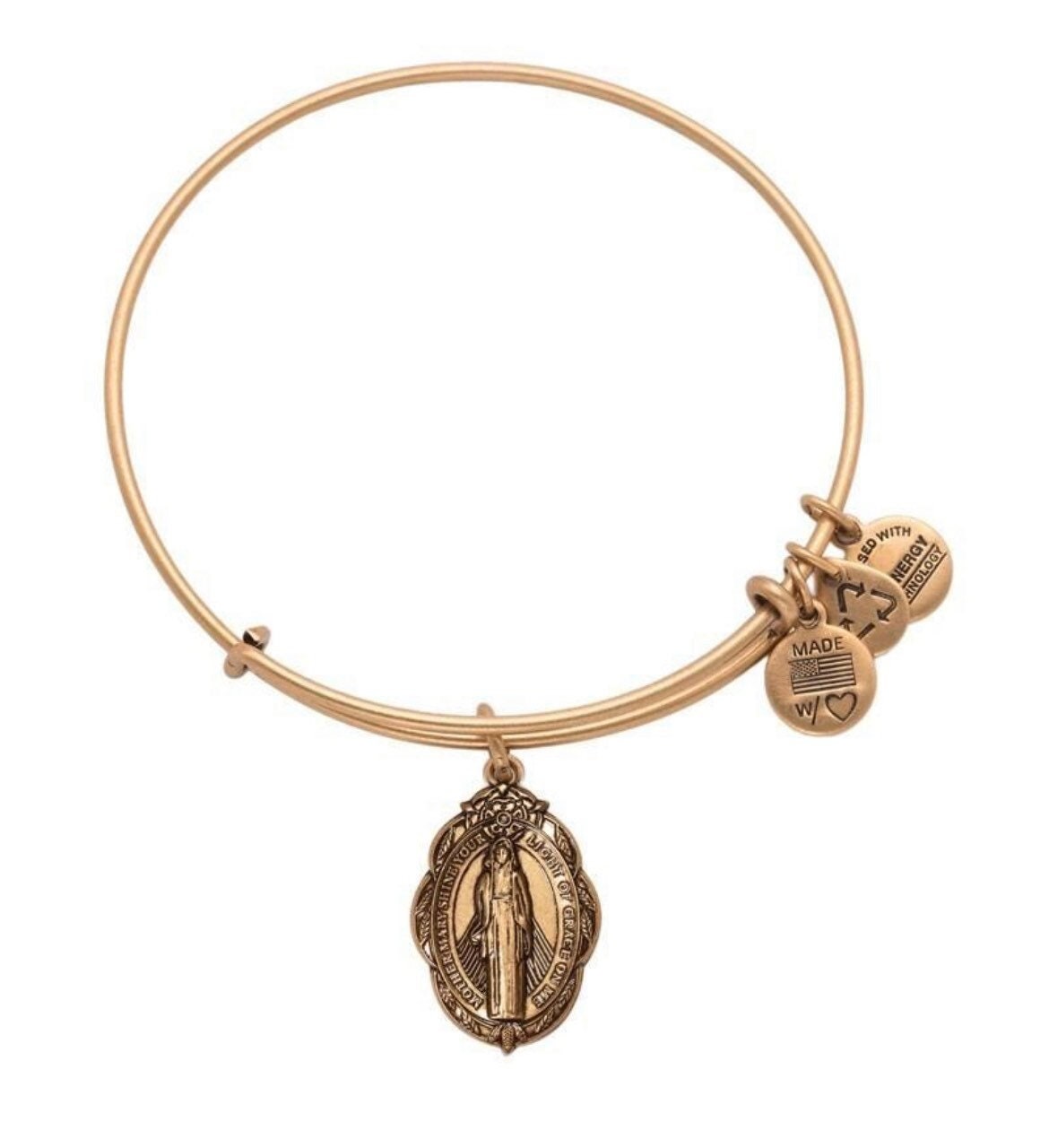 Alex and Ani - Mother Mary, Spiritual, & Religious Charm Bangle Bracelet - 2 Styles