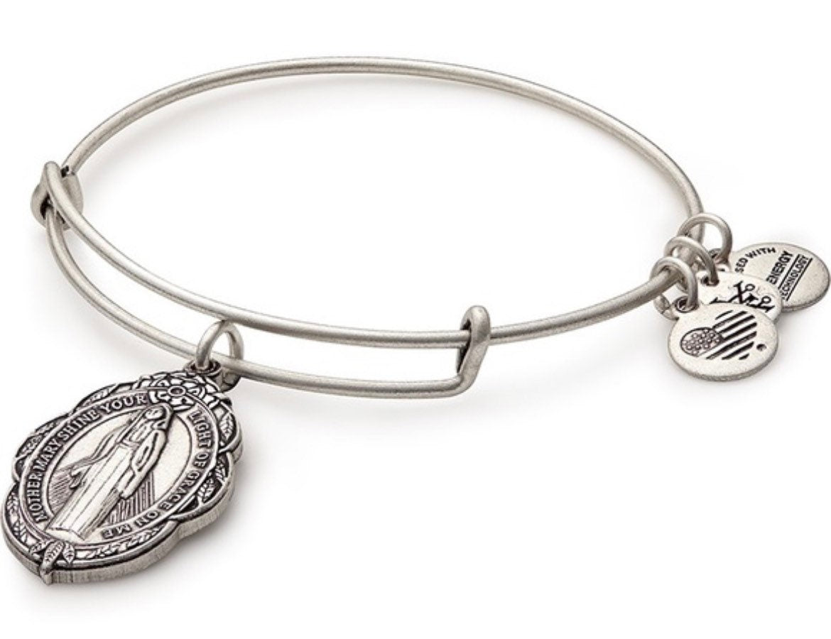Alex and Ani - Mother Mary, Spiritual, & Religious Charm Bangle Bracelet - 2 Styles