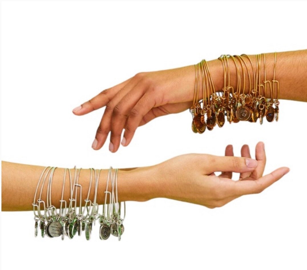 Alex and Ani - Hand Of Fatima II, Rafaelian Gold/Silver®
