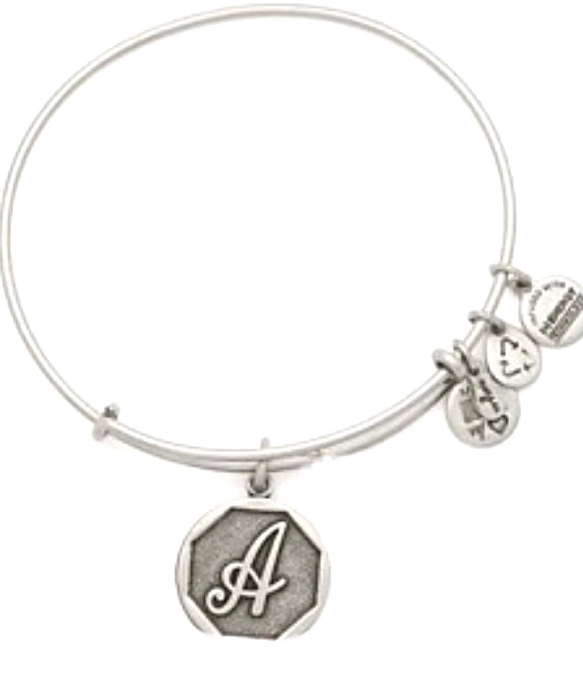 Alex and Ani - “A” Initial Bracelet Charm Bangle