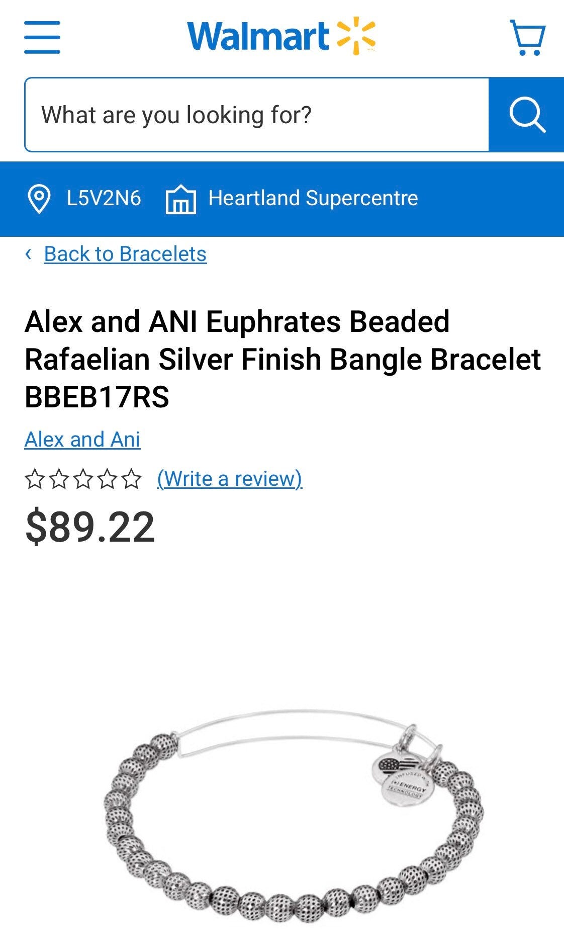 Alex and Ani -Euphrates Beaded Bangle Bracelet - Shiny Rafaelian Rose Gold/Silver®, Adjustable, Collector’s Gift for Her