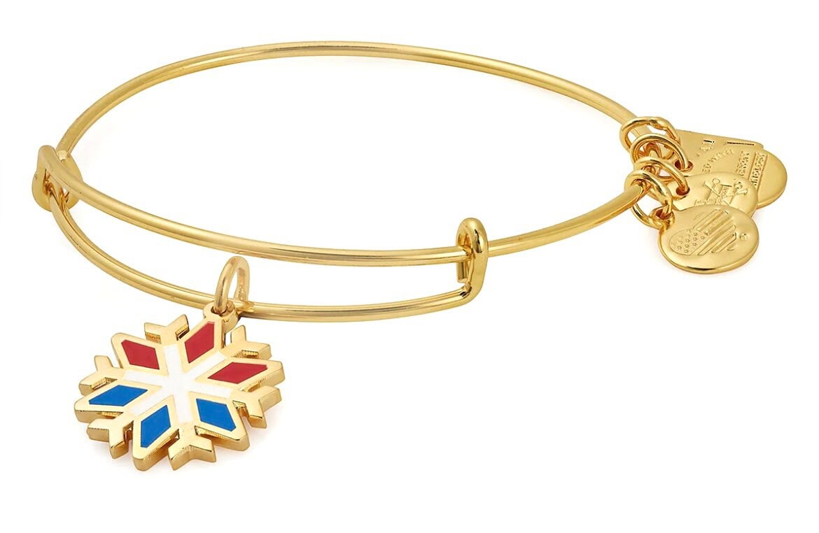 Alex and Ani - Team USA Olympic Winter Games Snowflake Charm Bangle
