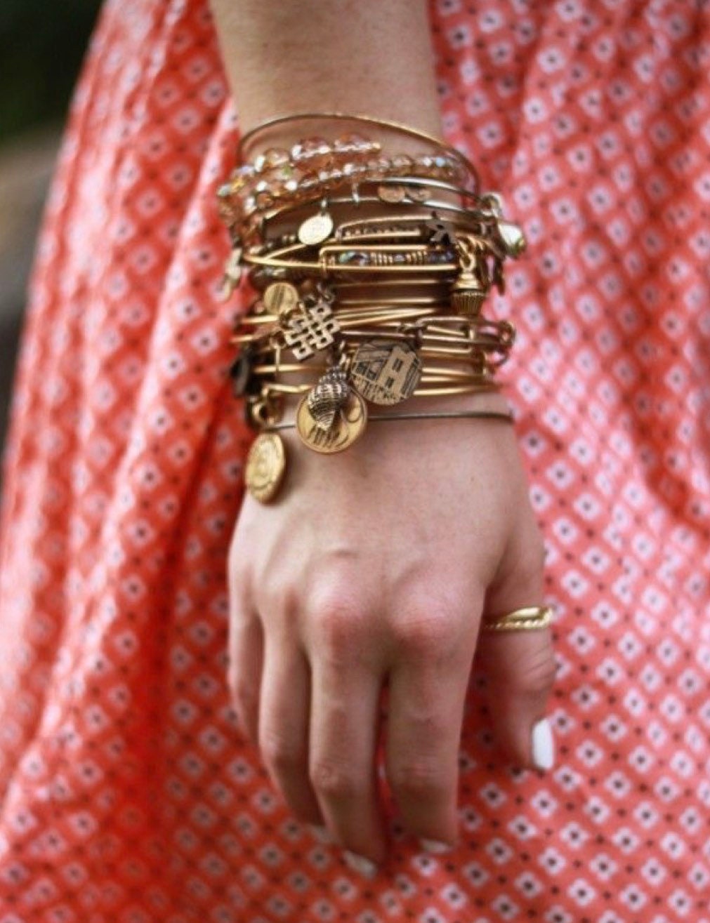 Alex and Ani - Endless Knot Charm Bangle Bracelet