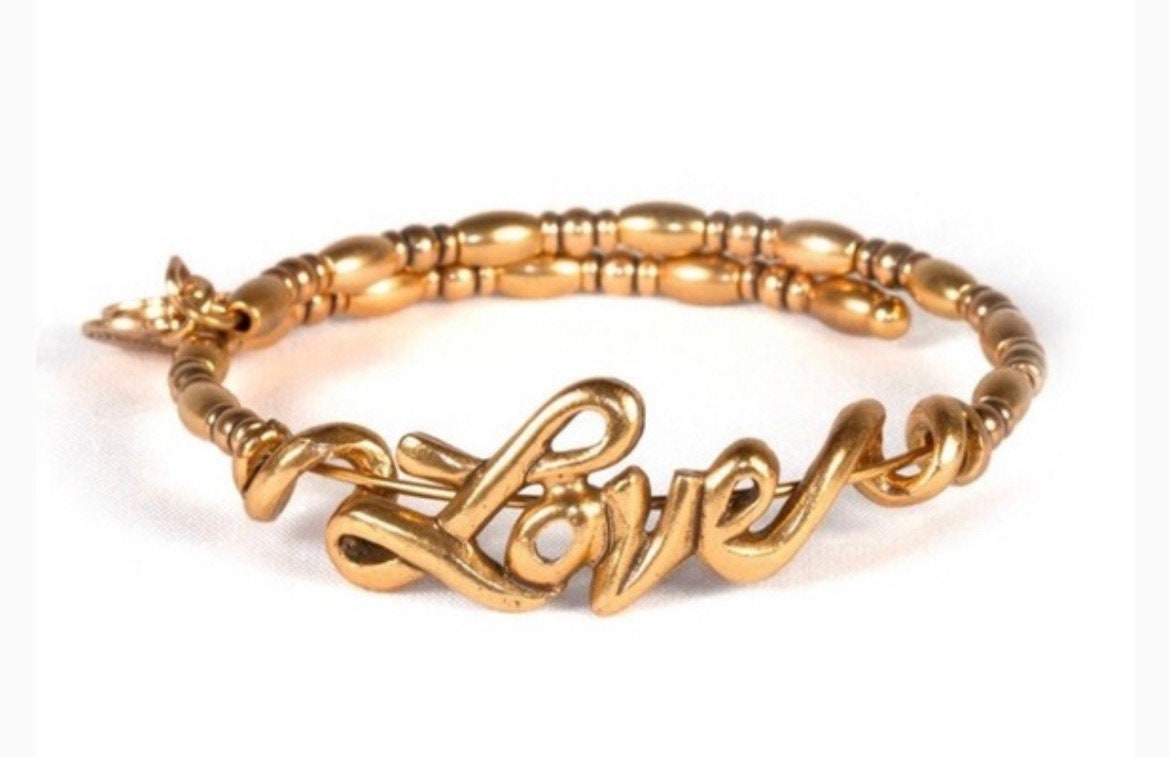 Alex and Ani - Love Beaded Wrap - Vintage Sixty-Six Energy Infused Wrap, Rafaelian Gold/Silver, Bangle Bracelet Gift for Her