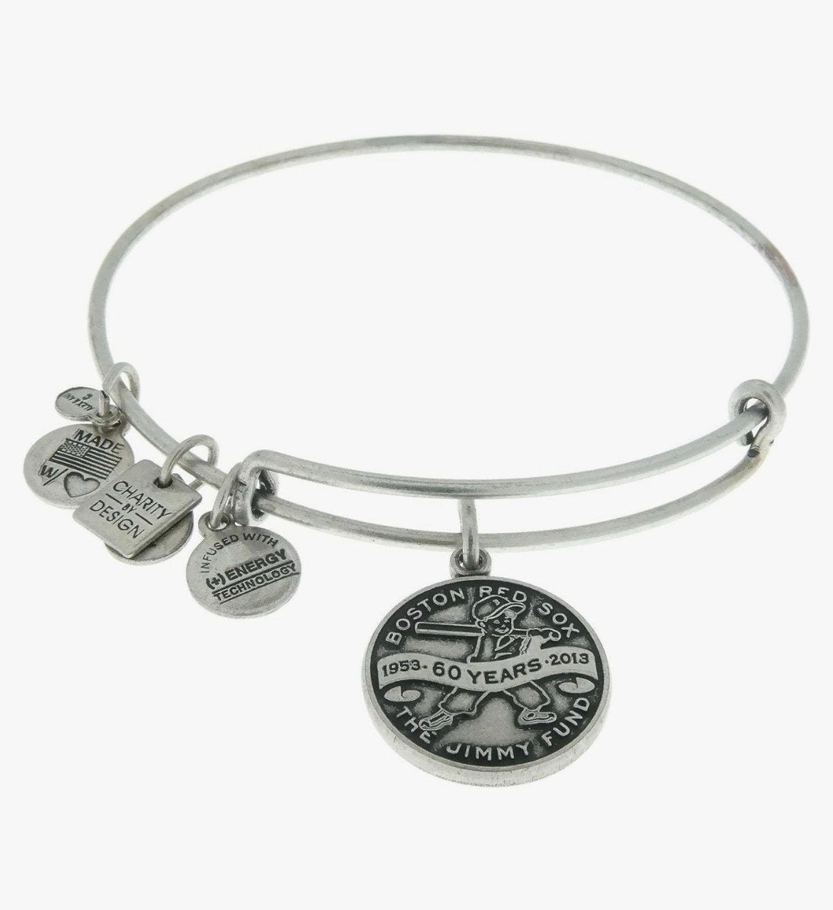 Alex and Ani - Boston Red Socks The Jimmy Fund Charm Bangle Bracelet, 60 Years