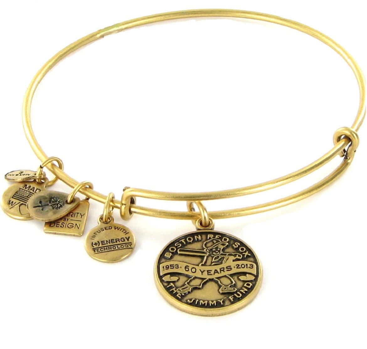Alex and Ani - Boston Red Socks The Jimmy Fund Charm Bangle Bracelet, 60 Years