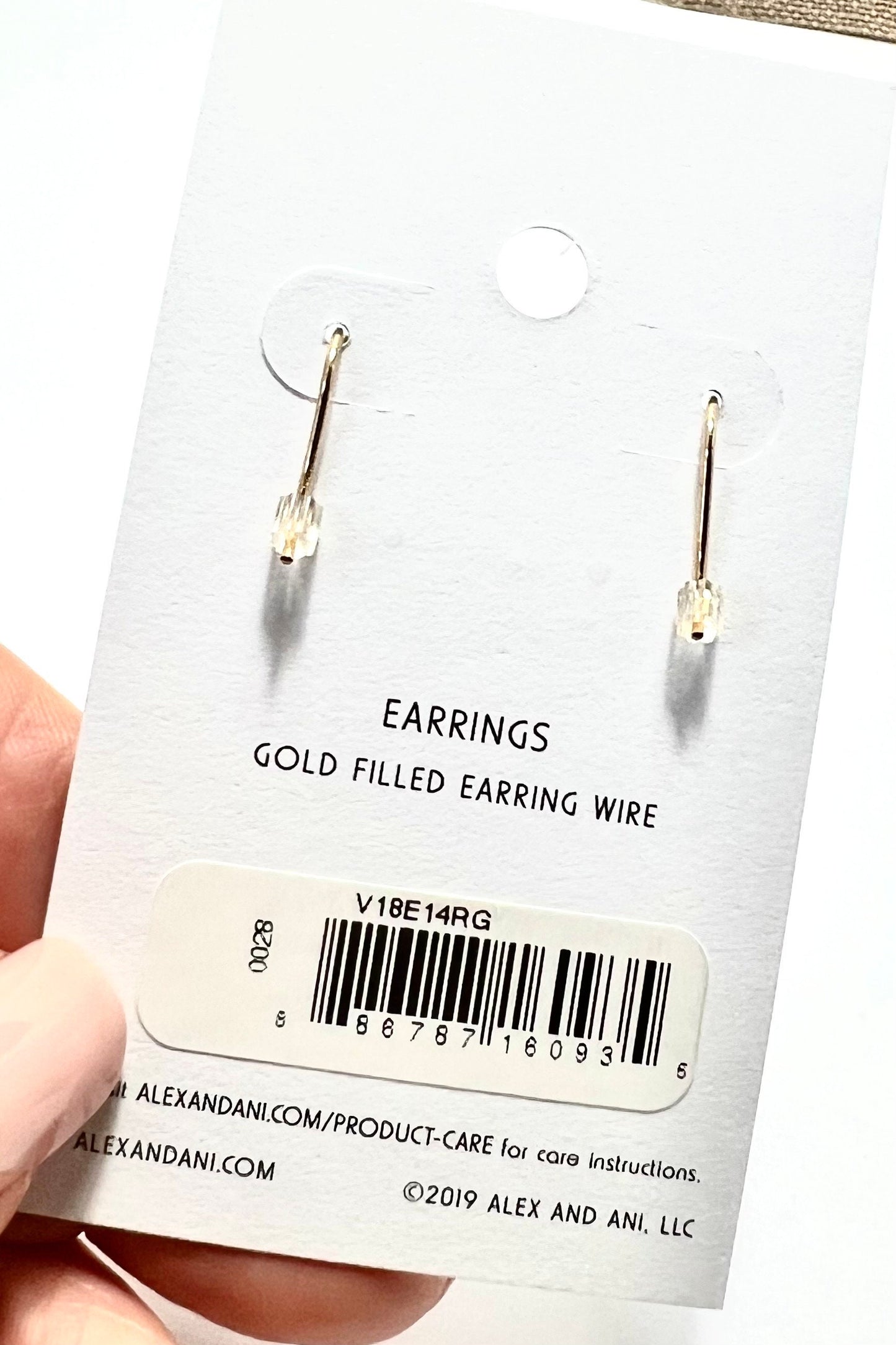 Alex and Ani - Queen of Hearts Earrings in Rafaelian Gold Finish, 14k Gold FIlled Ear Wire Pierced Earrings