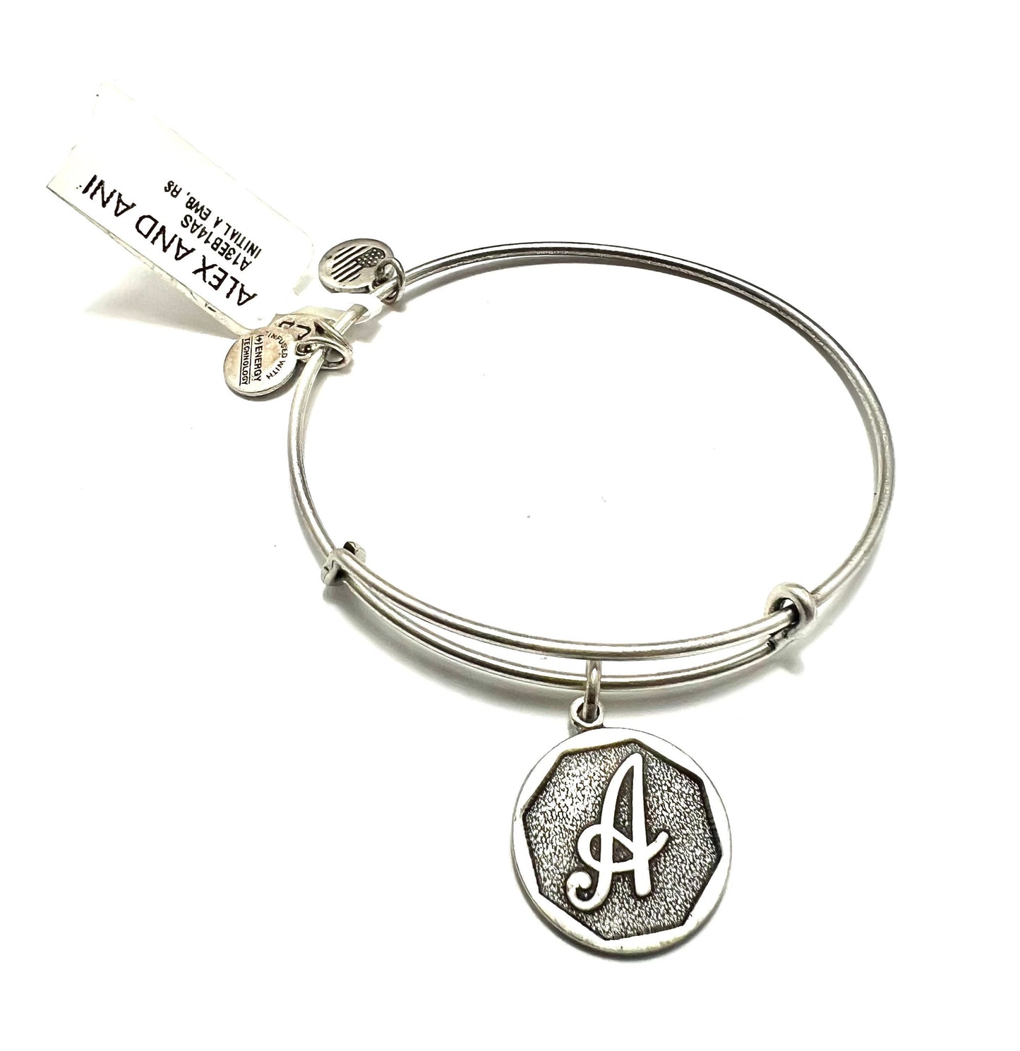 Alex and Ani - “A” Initial Bracelet Charm Bangle