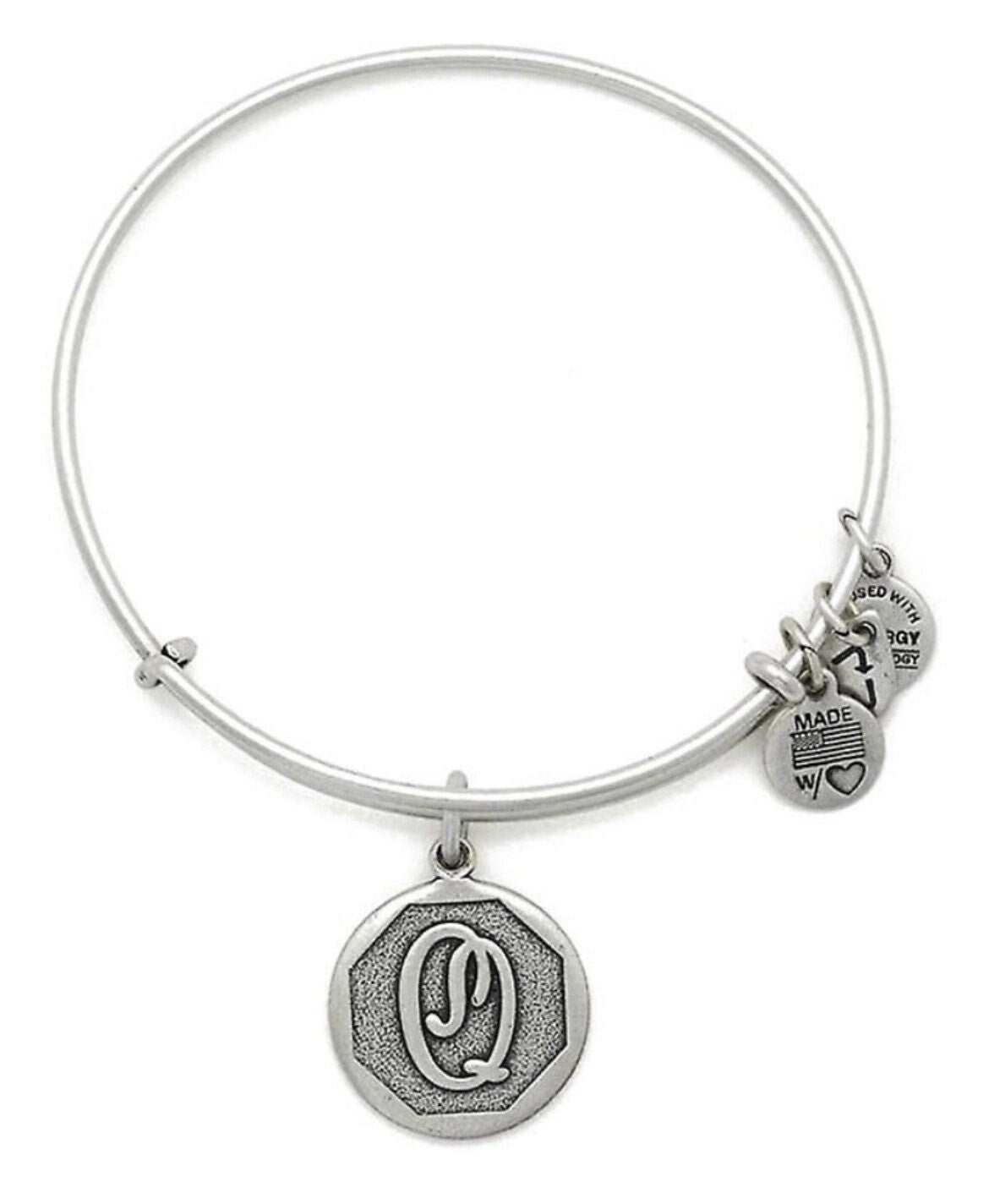 Alex and Ani - “Q” Initial Charm Bangle Bracelet