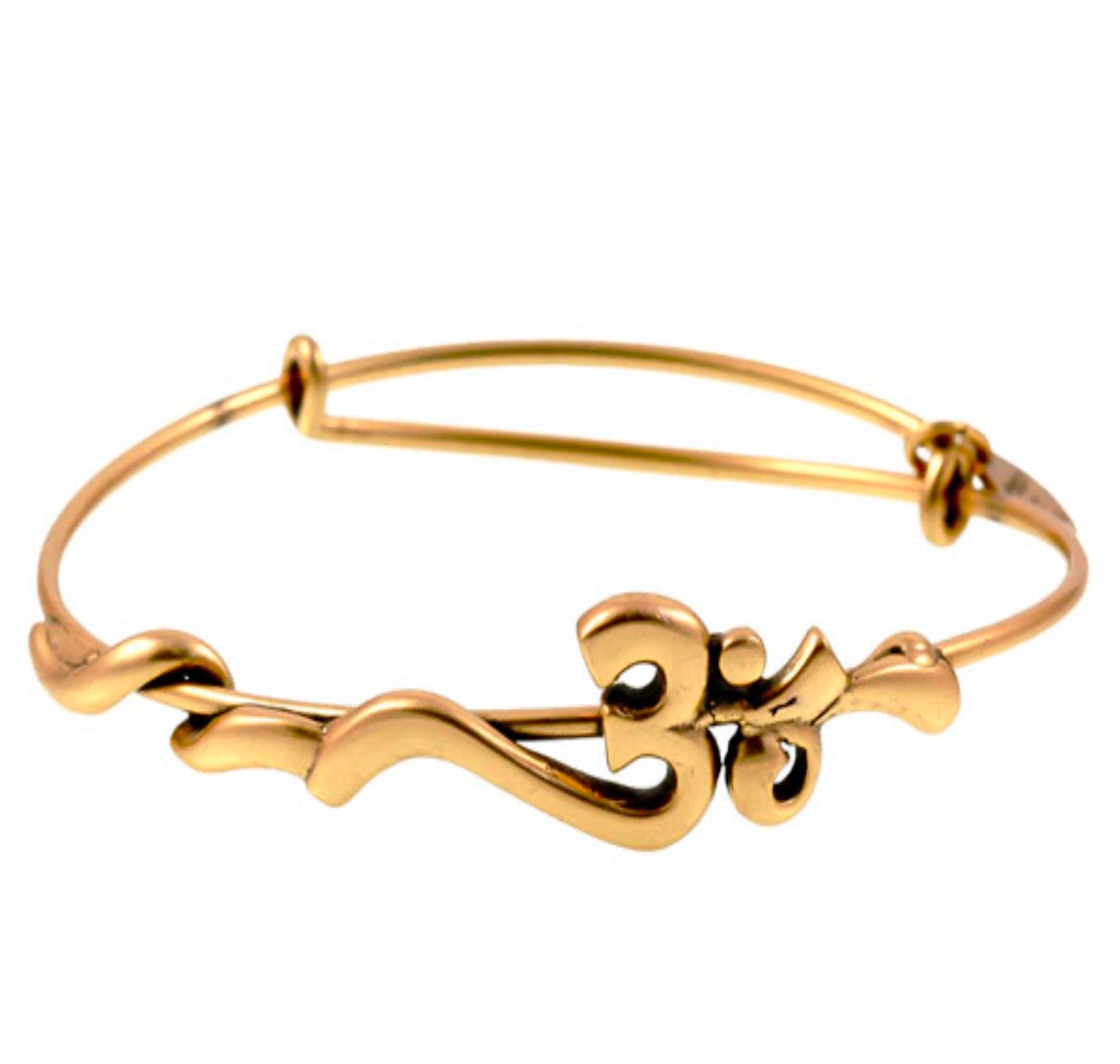 Alex and Ani - Ohm Wrap Charm Bangle Bracelet, Spiritual Armour