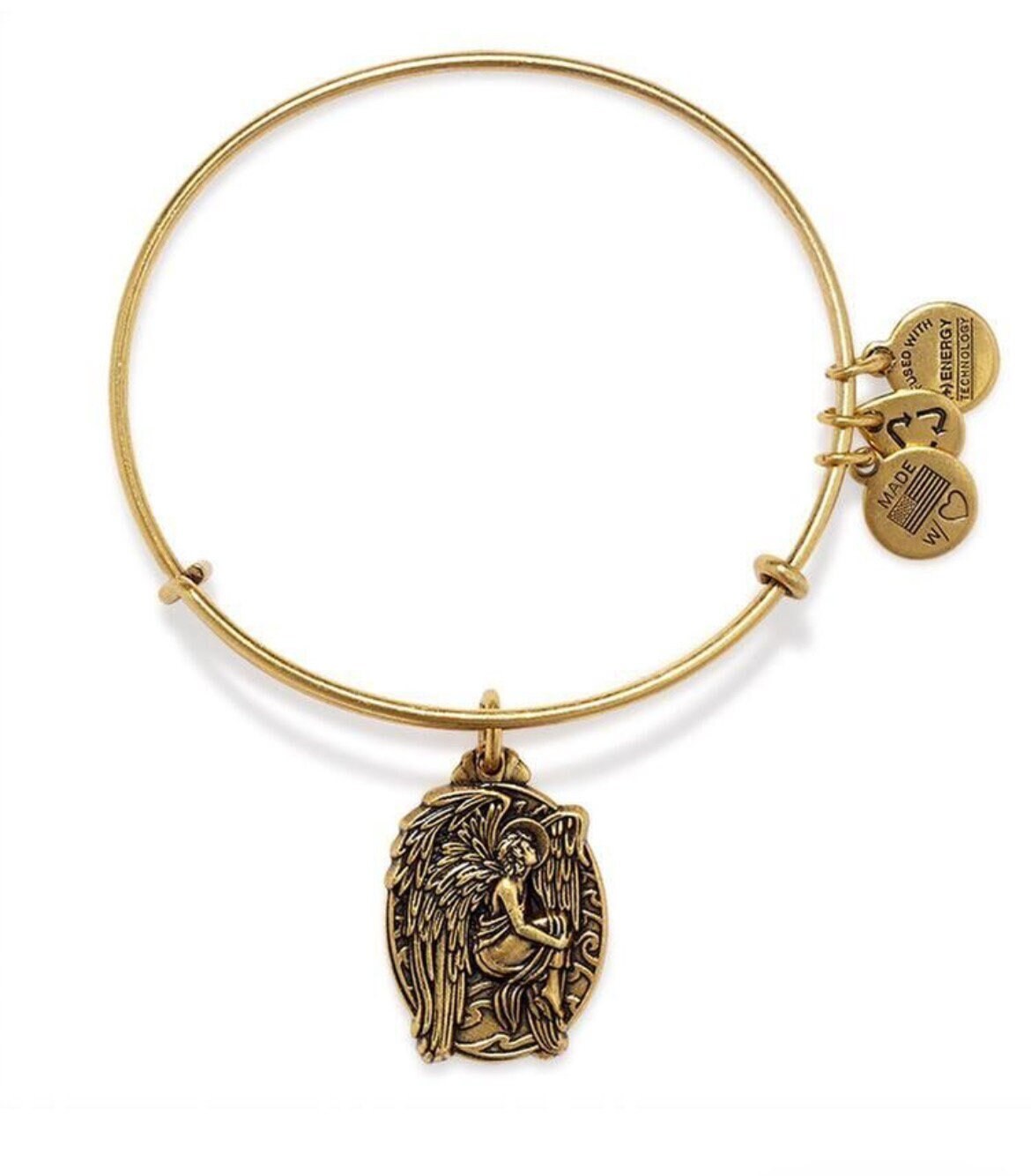 Alex and Ani - Guardian of Answers, Inspire Me Charm, NWOT, Rafaelian Gold/Silver