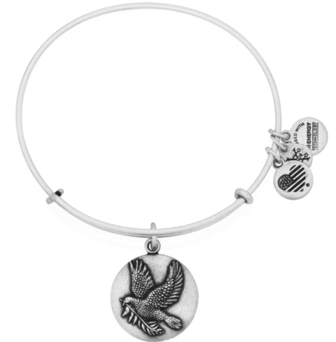 Alex and Ani - Sacred Dove Large Charm Bangle Bracelet