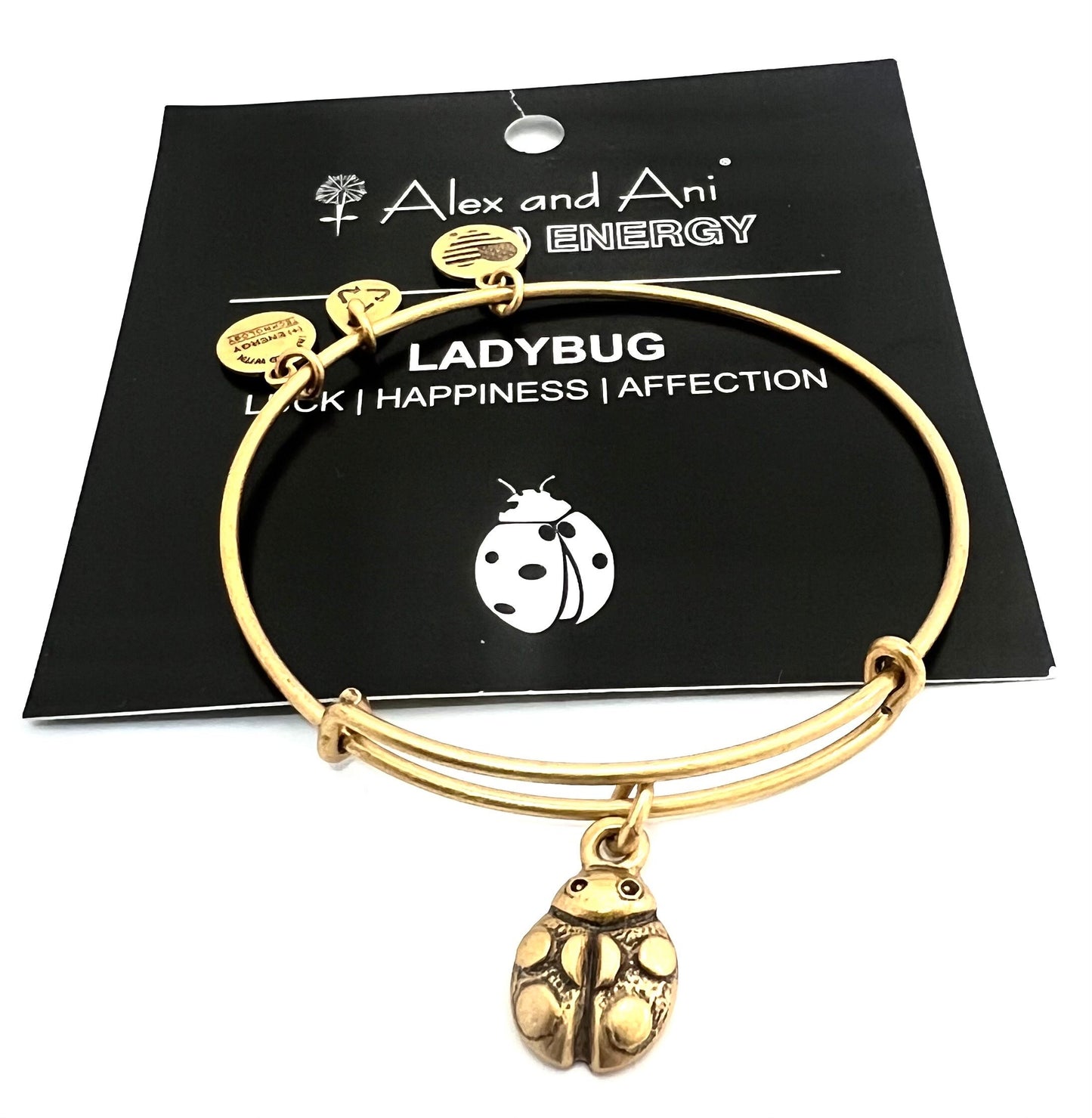 Alex and Ani - The Lady Bug Charm Bangle Bracelet
